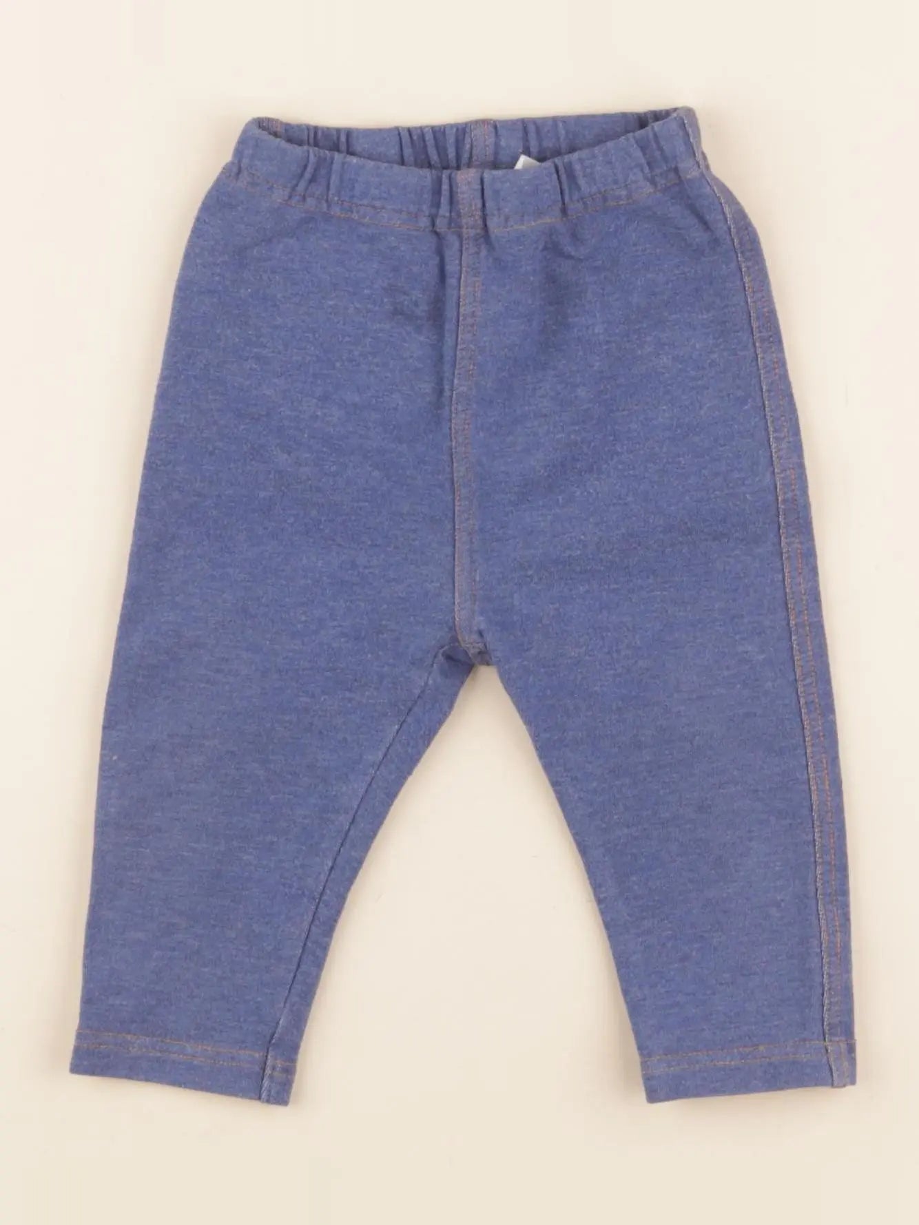 Uniqlo - jegging bleu - 6/12 mois