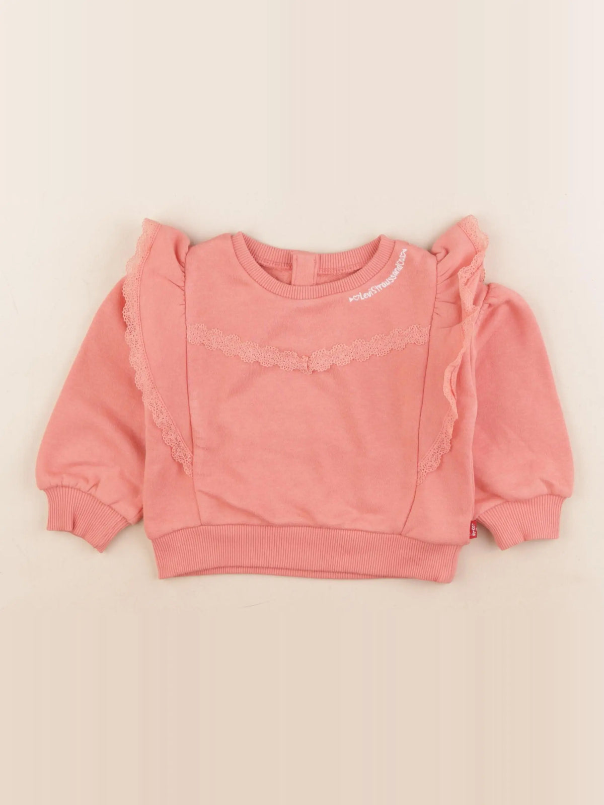 Levi's - sweat rose - 18 mois