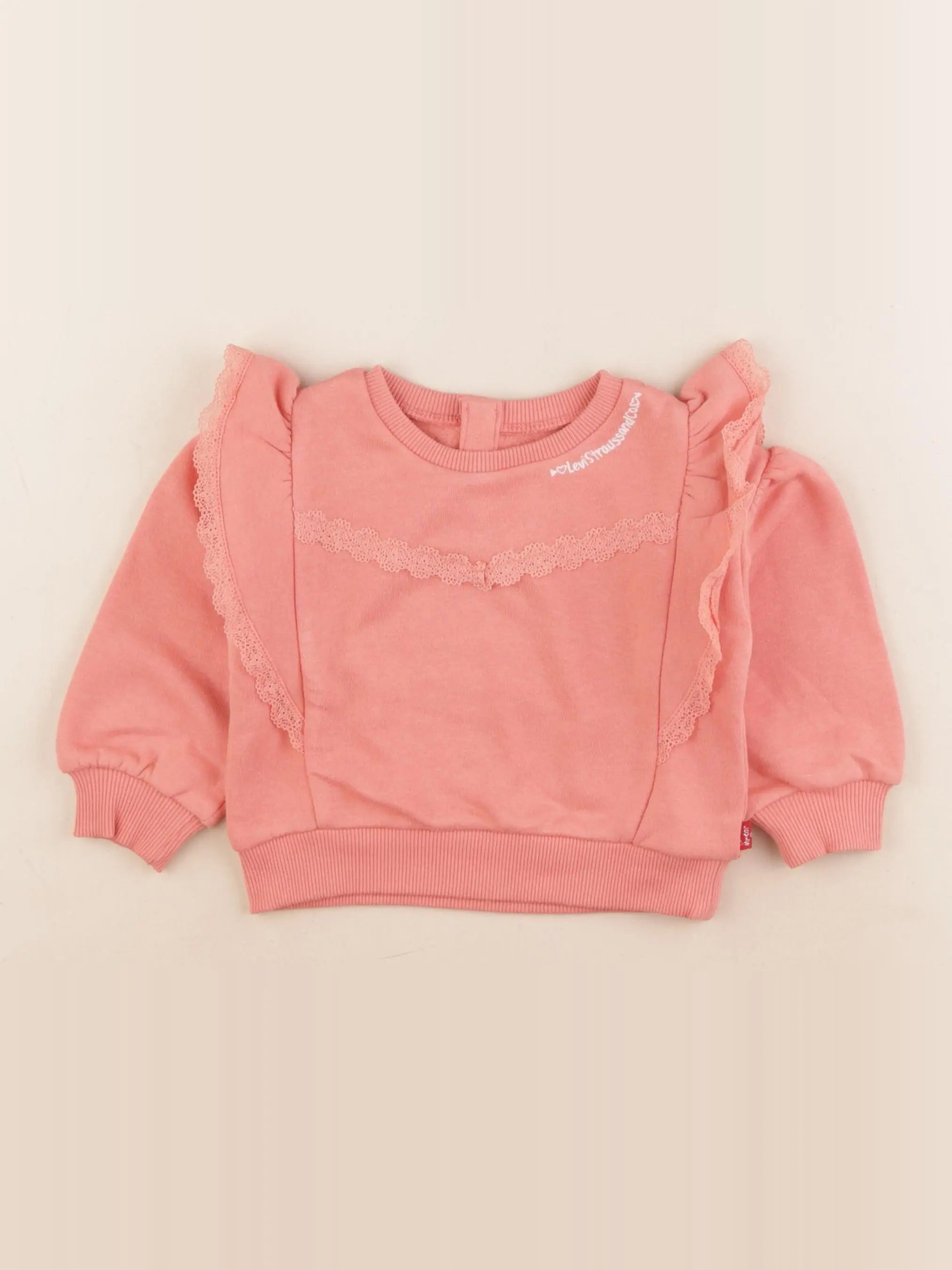Levi's - sweat rose - 18 mois