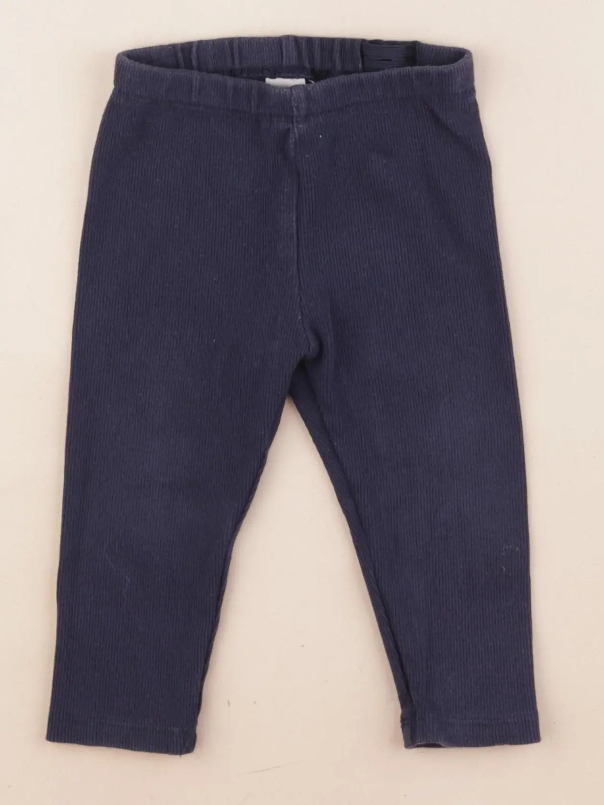 H&M - legging bleu - 9/12 mois