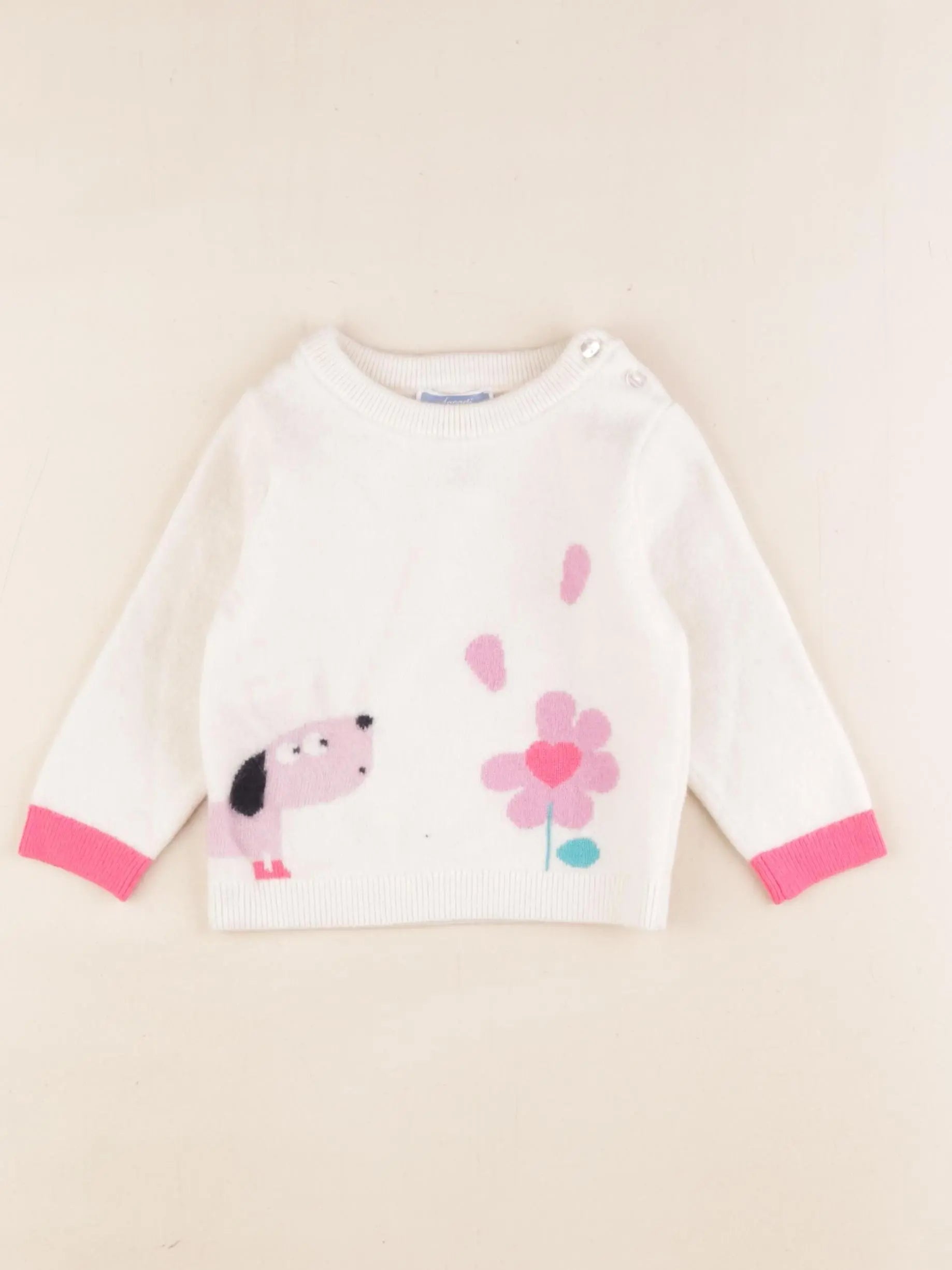 Jacadi - pull beige - 18 mois