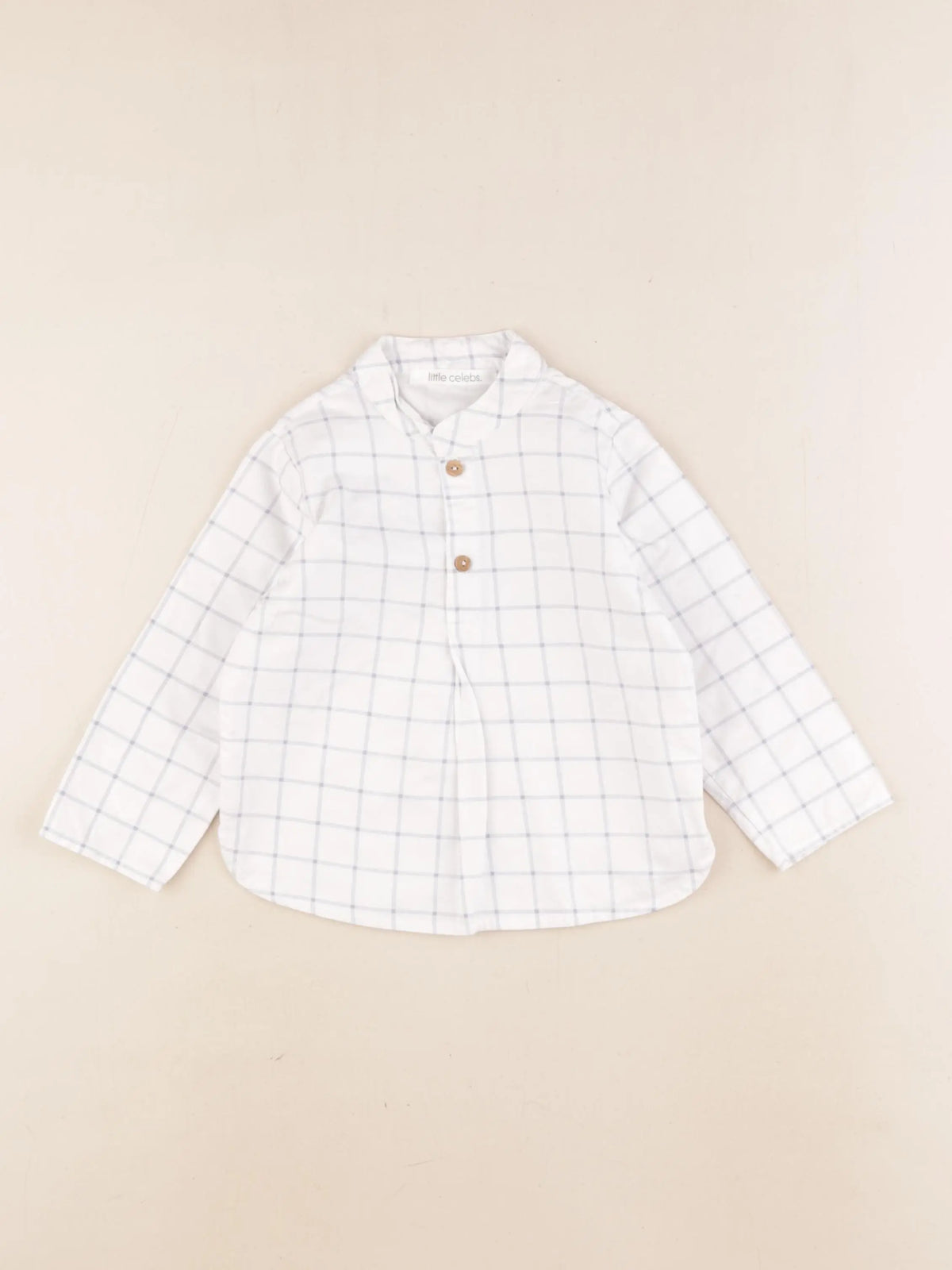 Little Celebs - chemise bleu, blanc - 18 mois