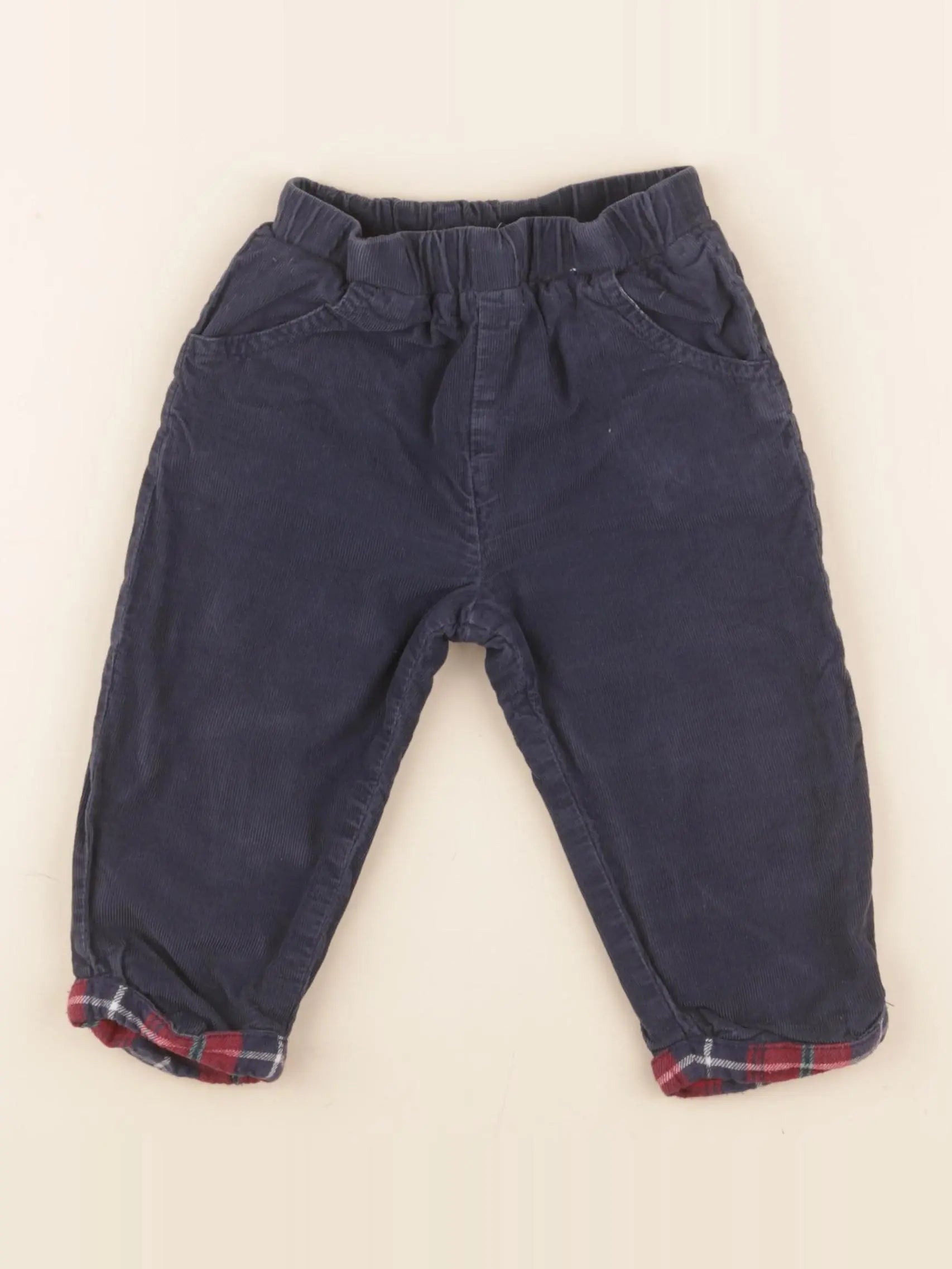 Boutchou - pantalon bleu - 12 mois