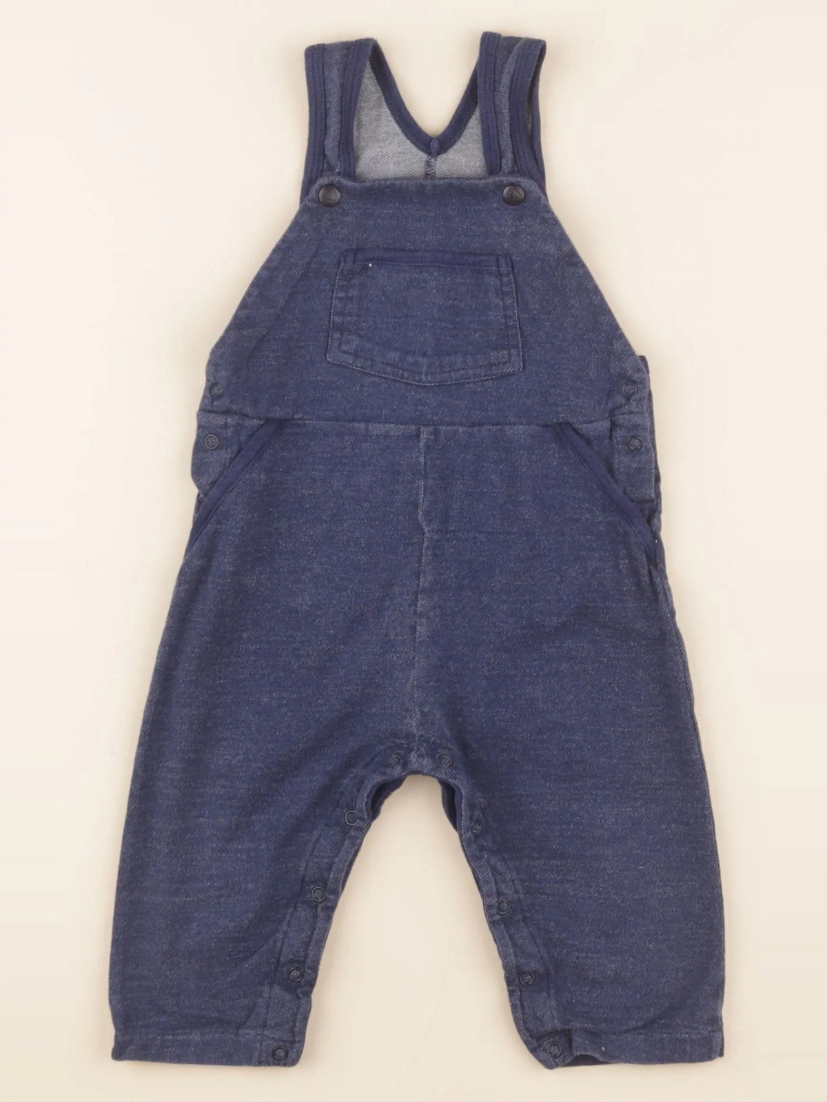 Petit Bateau - salopette bleu - 12 mois