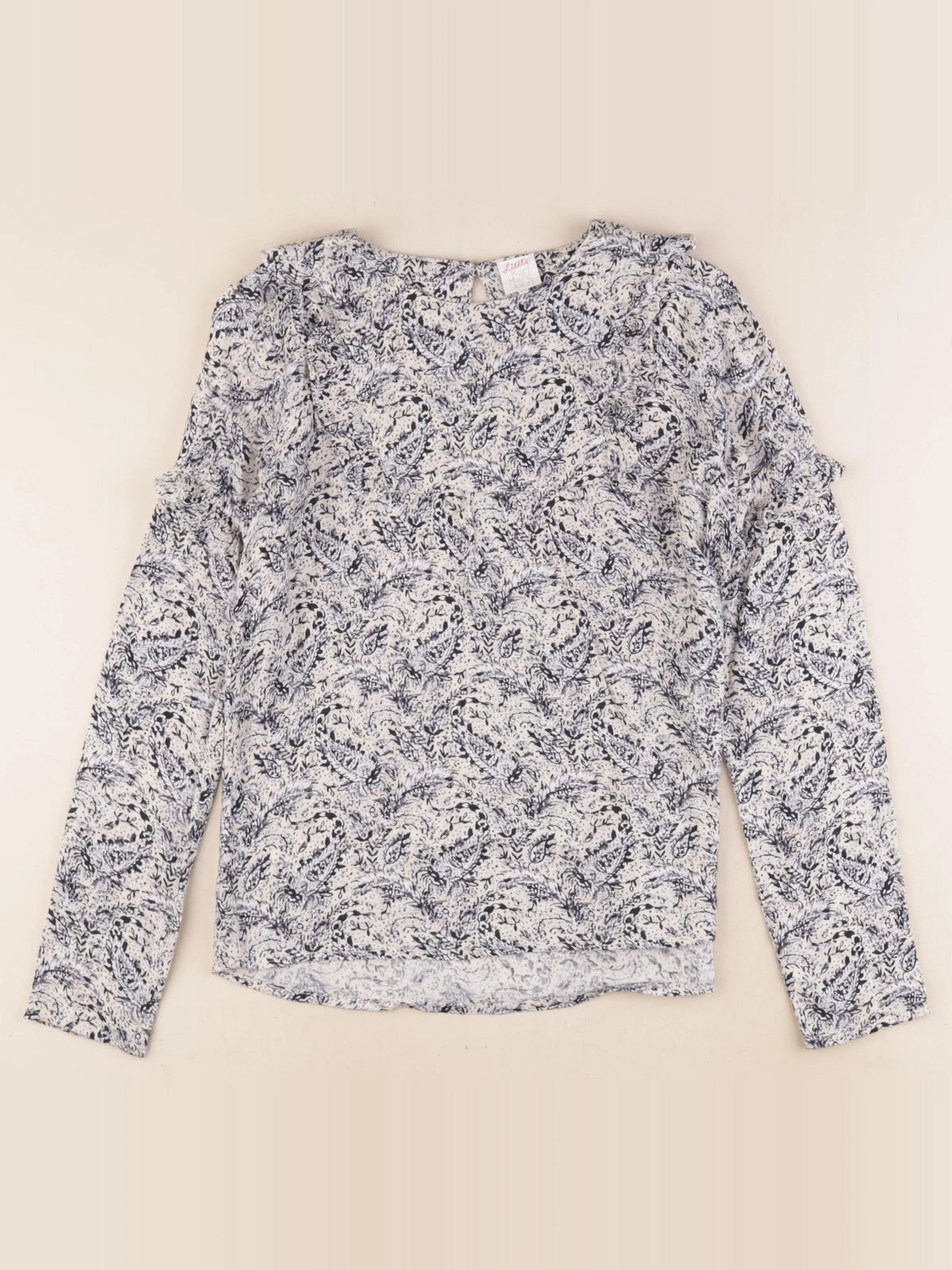 Little Karl Marc John - blouse bleu - 12 ans