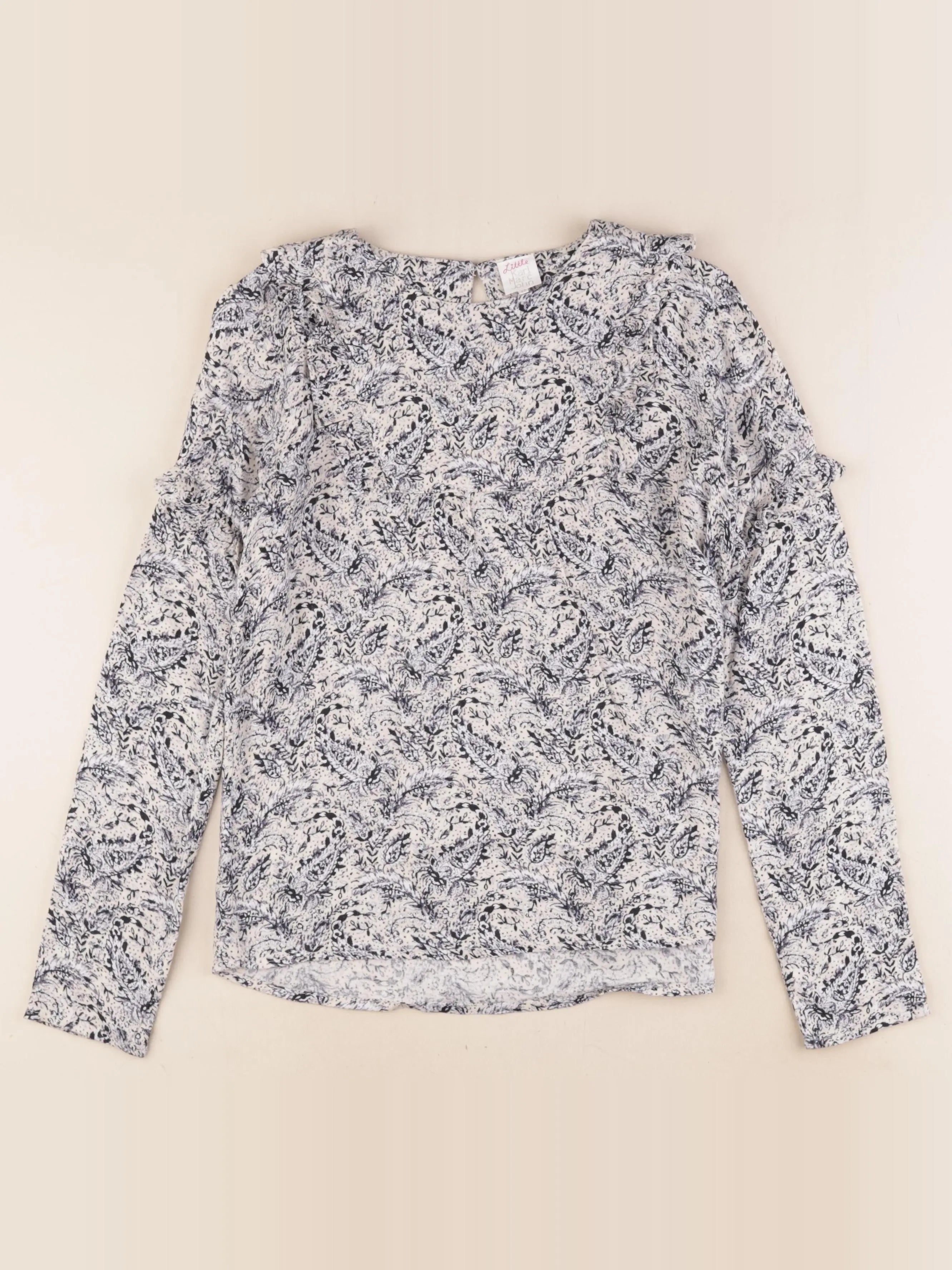 Little Karl Marc John - blouse bleu - 12 ans