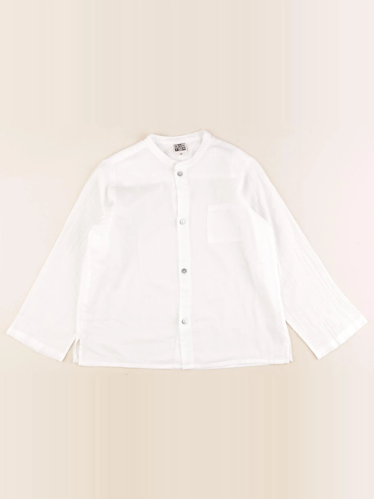 Bonton - chemise blanc - 8 ans
