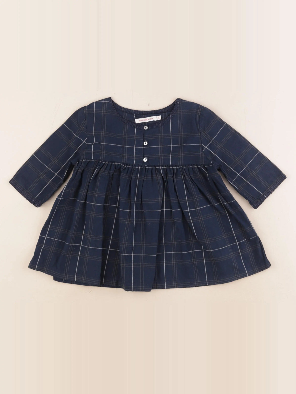 Monoprix - robe bleu - 3 ans