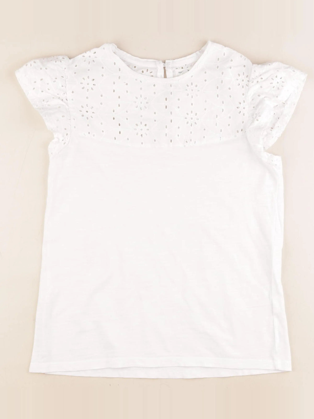 Vertbaudet - tee-shirt blanc - 14 ans