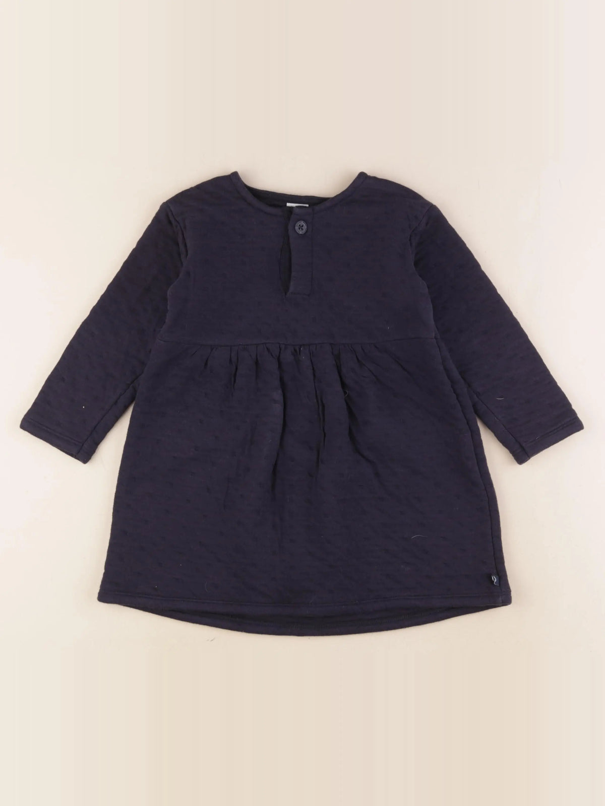 Petit Bateau - robe bleu - 36 mois