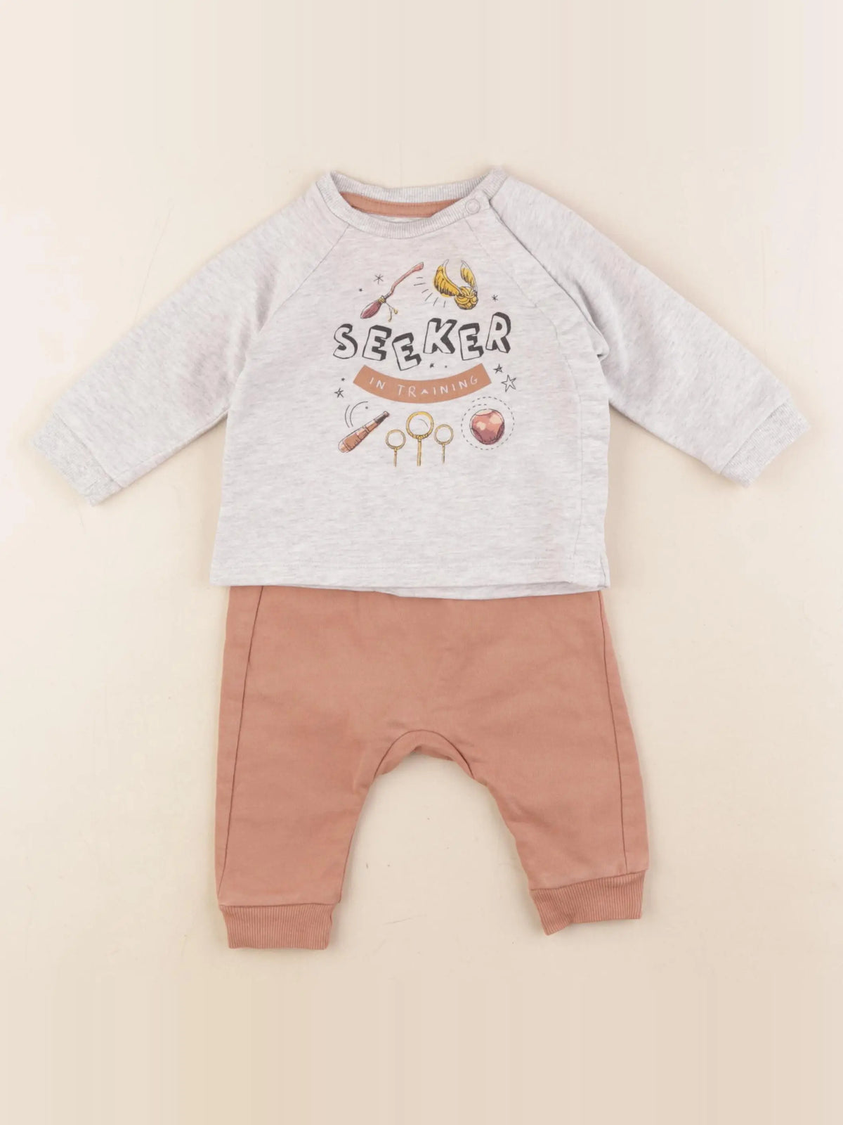 H&M - ensemble multicolore - 4 mois
