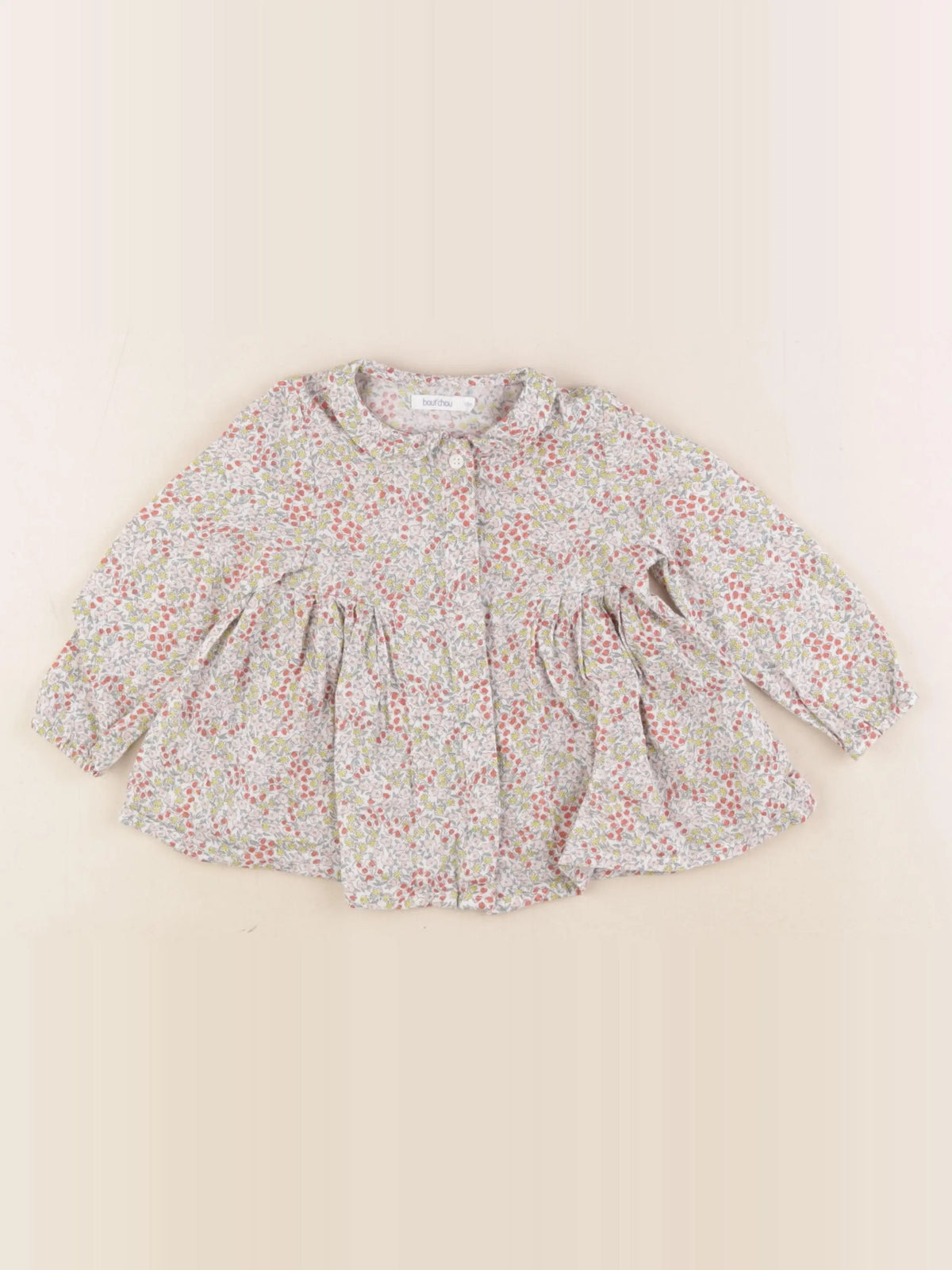 Boutchou - chemise multicolore - 12 mois
