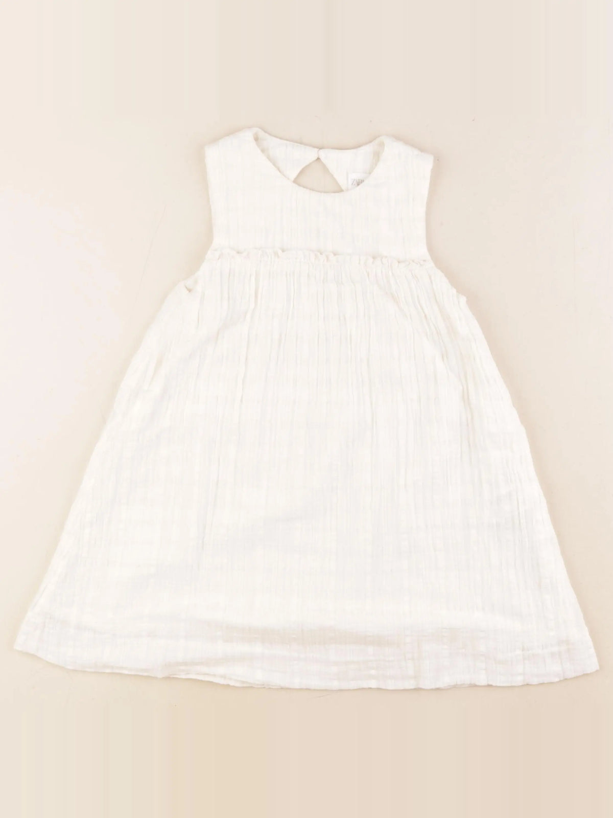 Zara - robe blanc - 3/4 ans