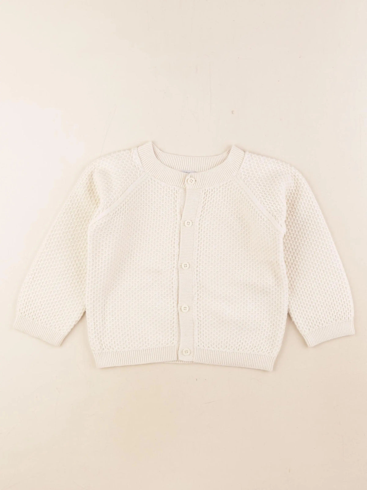 Petit Bateau - gilet beige - 36 mois