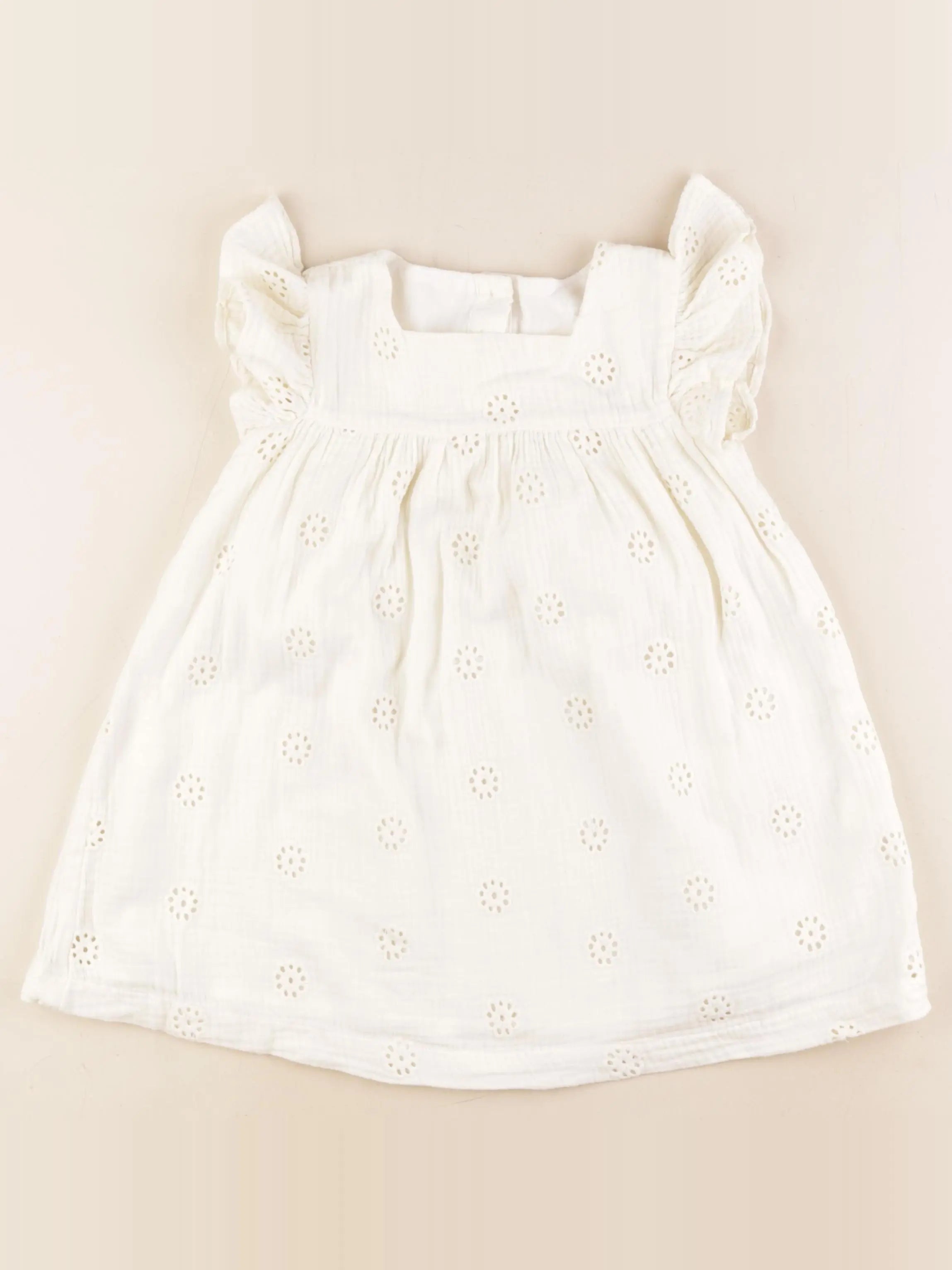 Vertbaudet - robe blanc - 4 ans