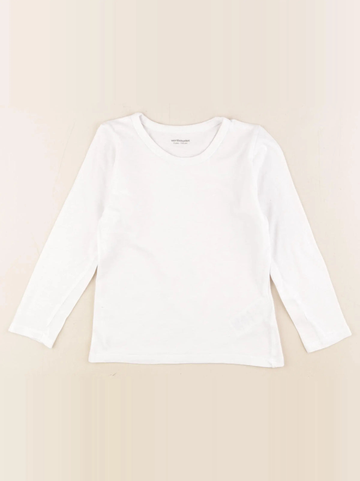 Vertbaudet - maillot de corps blanc - 5 ans
