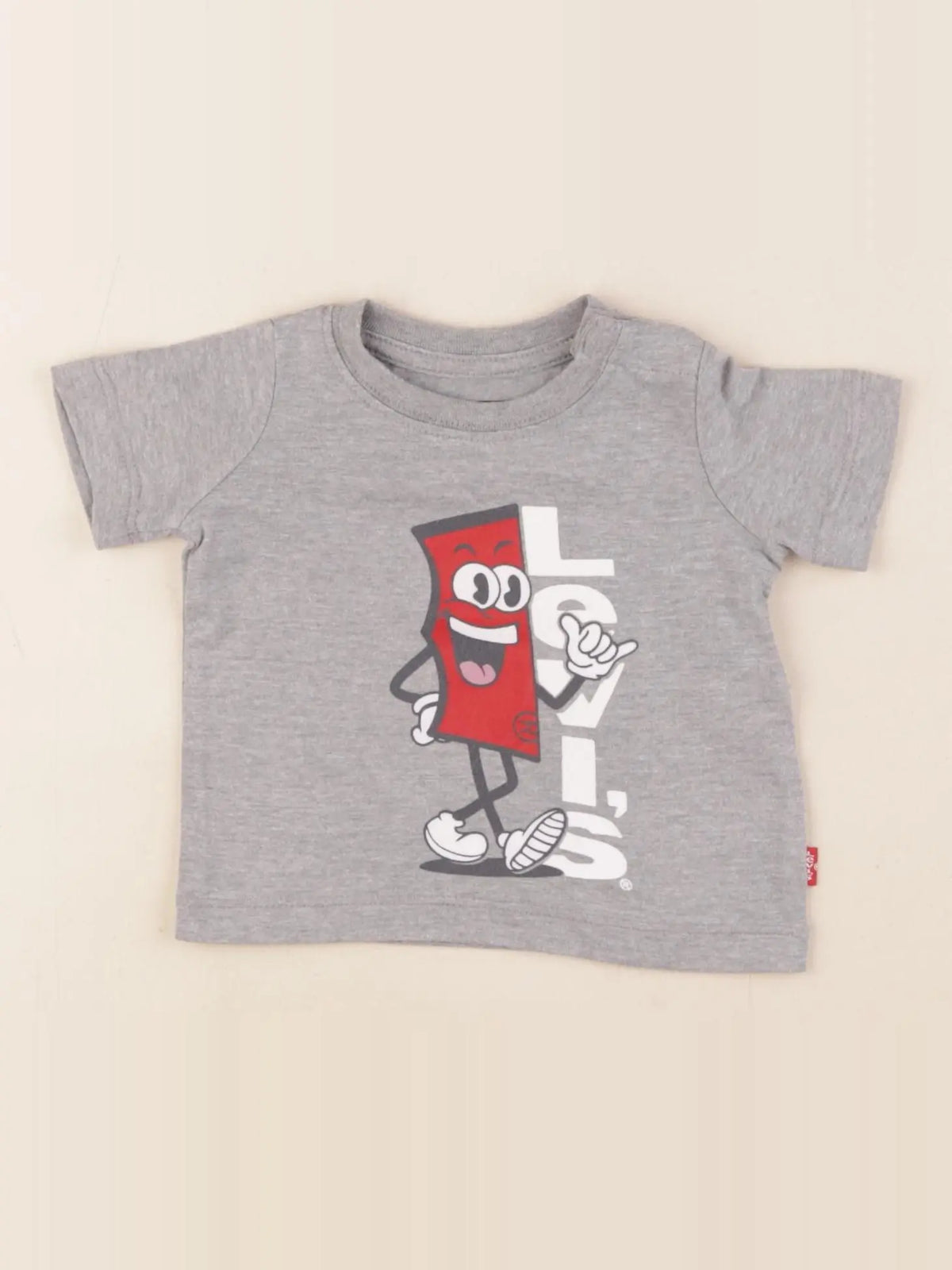 Levi's - tee-shirt gris - 3 mois