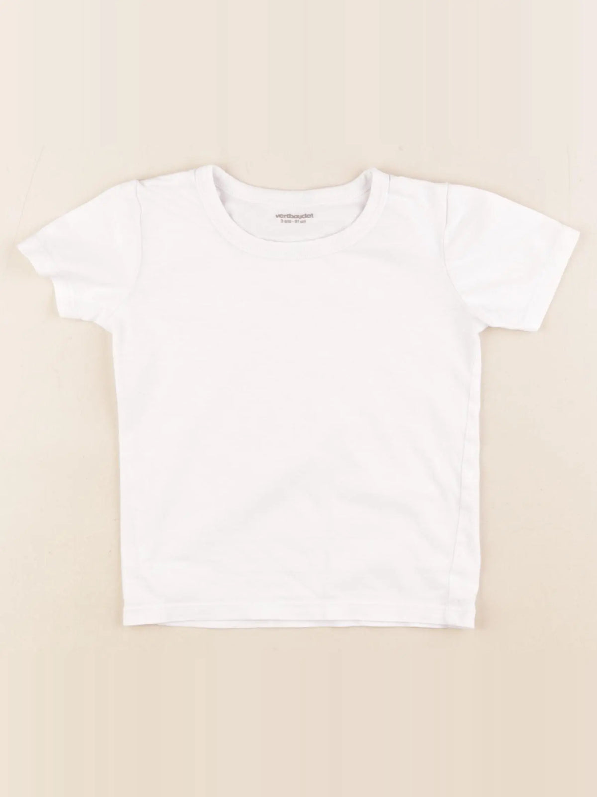 Vertbaudet - maillot de corps blanc - 3 ans