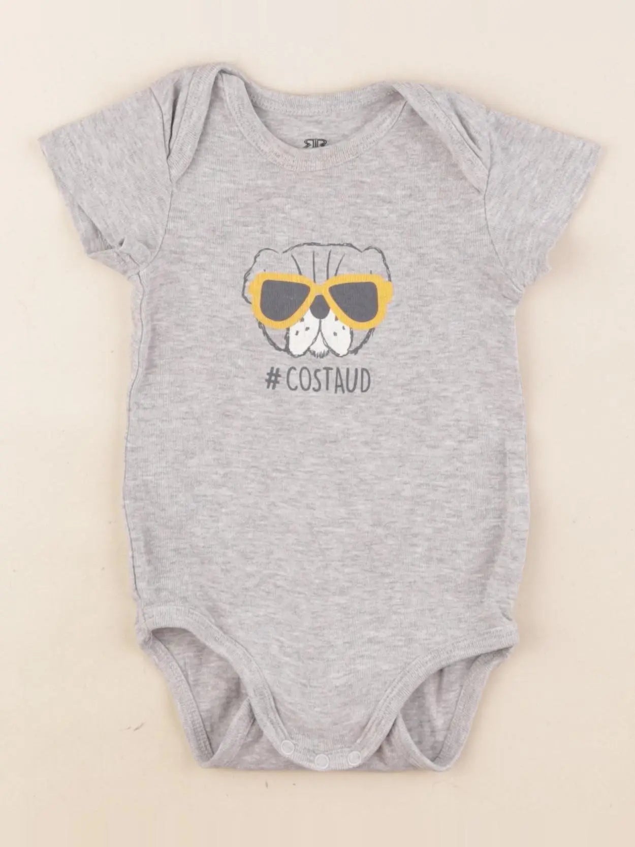 La Redoute - body gris - 6 mois