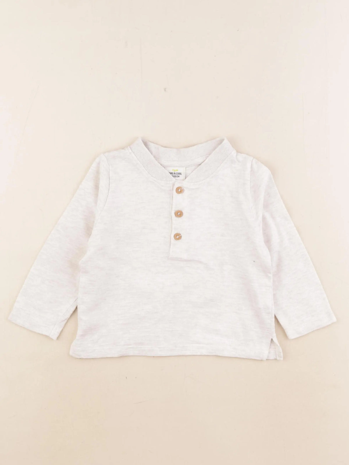Tape à l'oeil - polo beige - 18 mois
