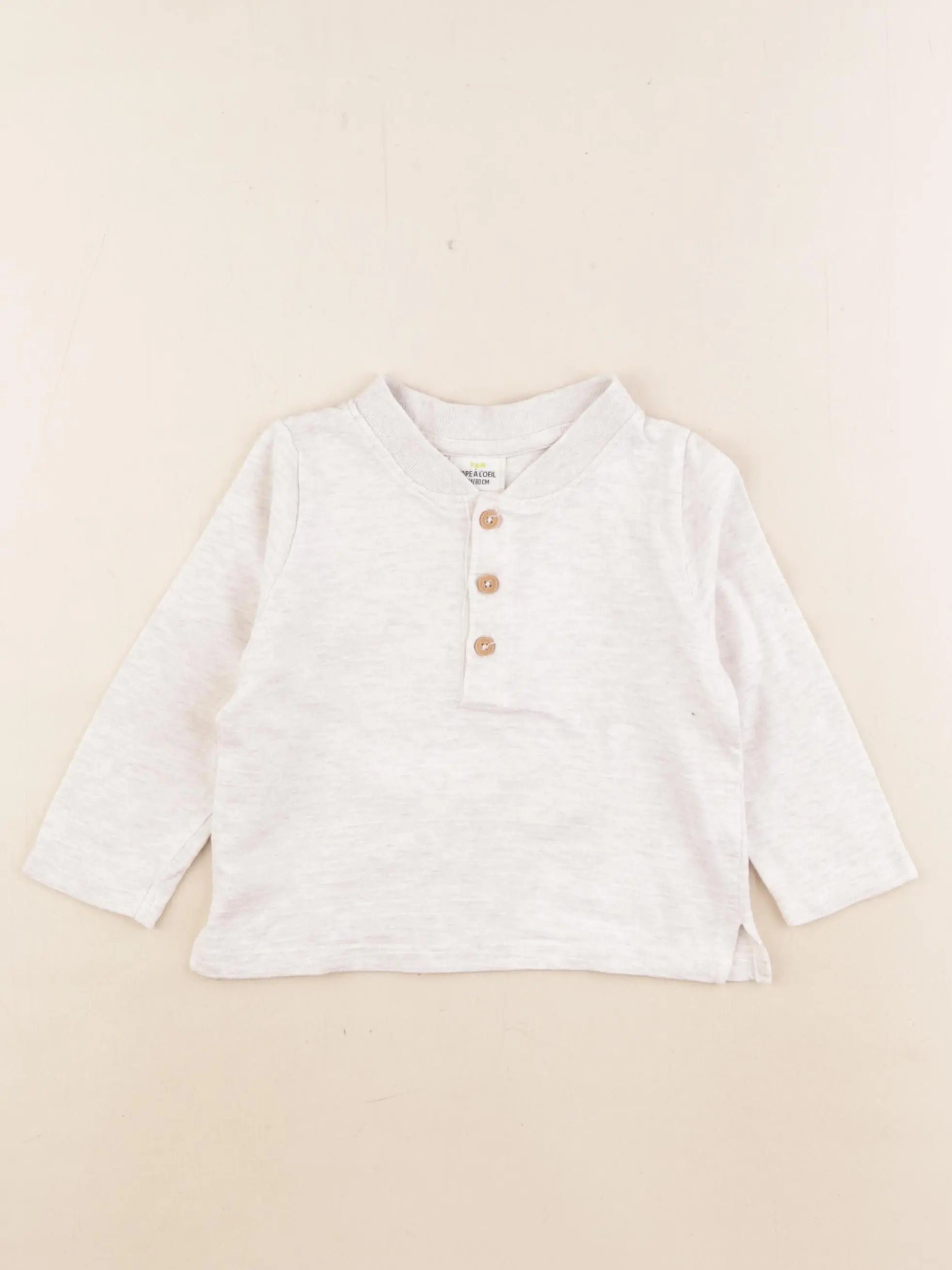 Tape à l'oeil - polo beige - 18 mois