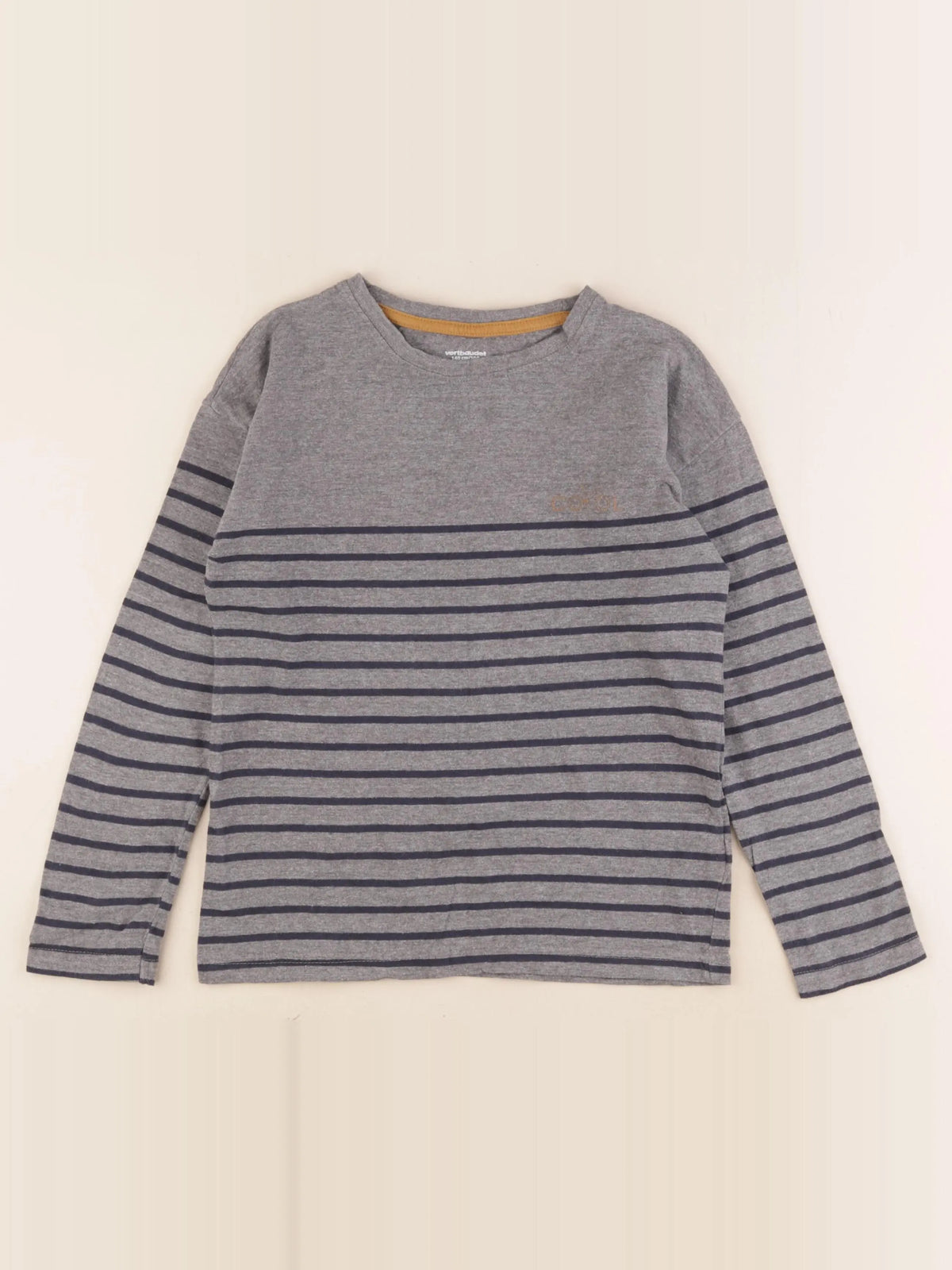 Vertbaudet - tee-shirt gris - 10 ans