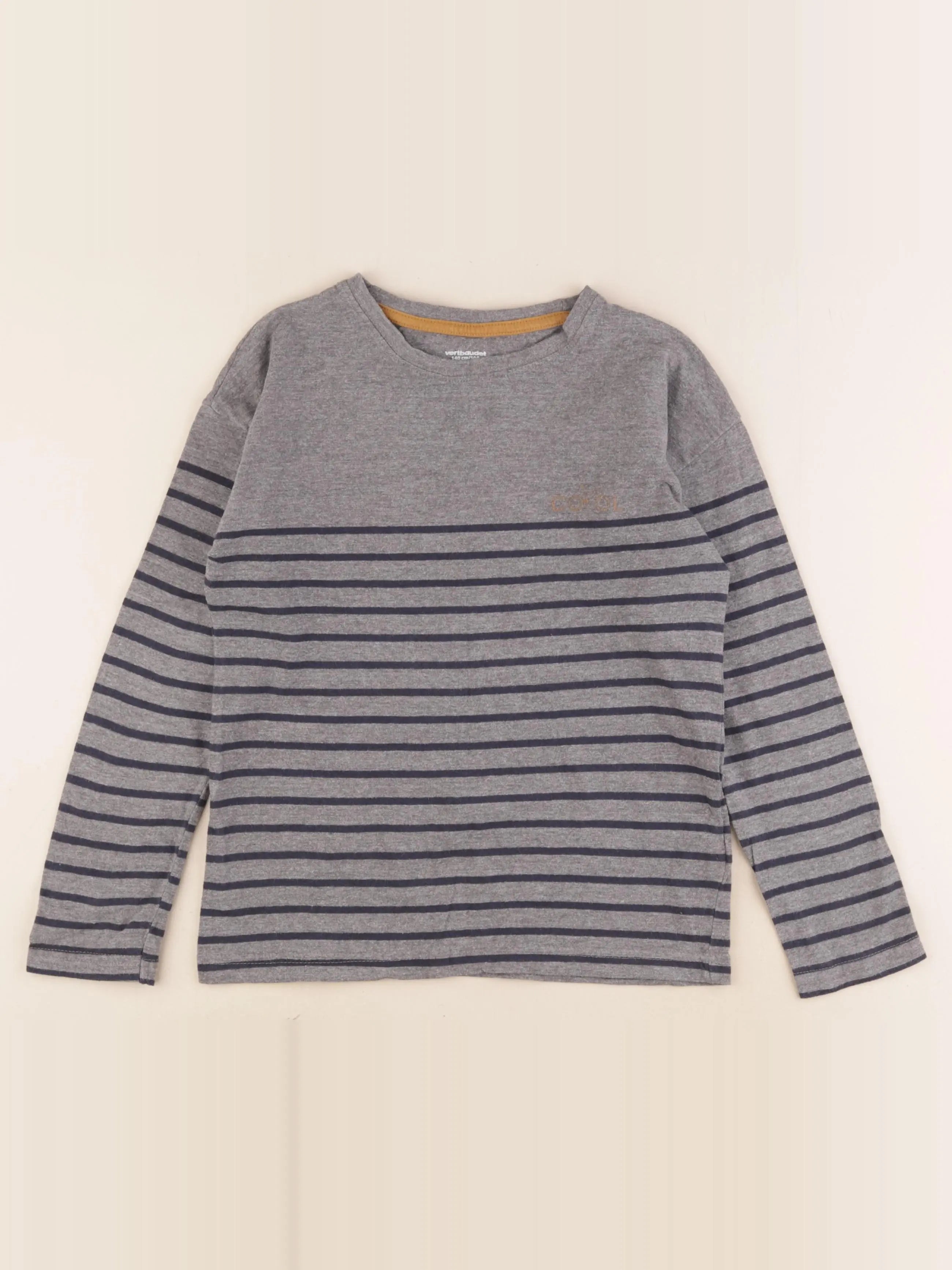 Vertbaudet - tee-shirt gris - 10 ans