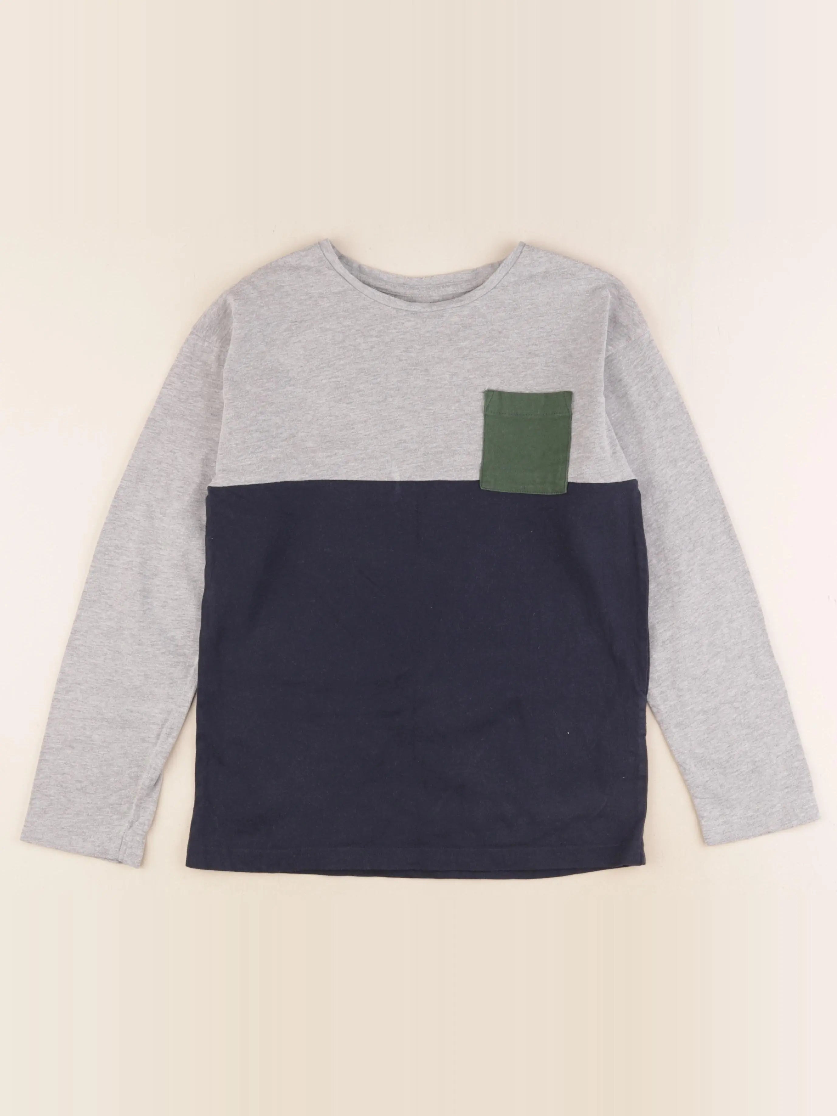 Vertbaudet - tee-shirt gris - 10 ans