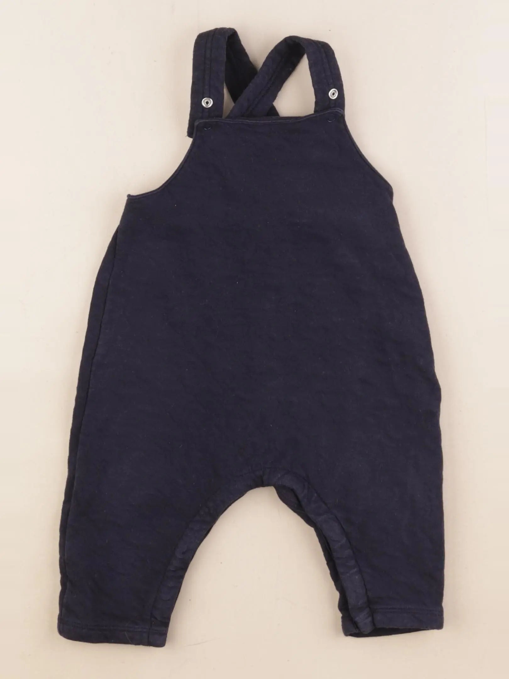 Petit Bateau - salopette bleu - 6 mois