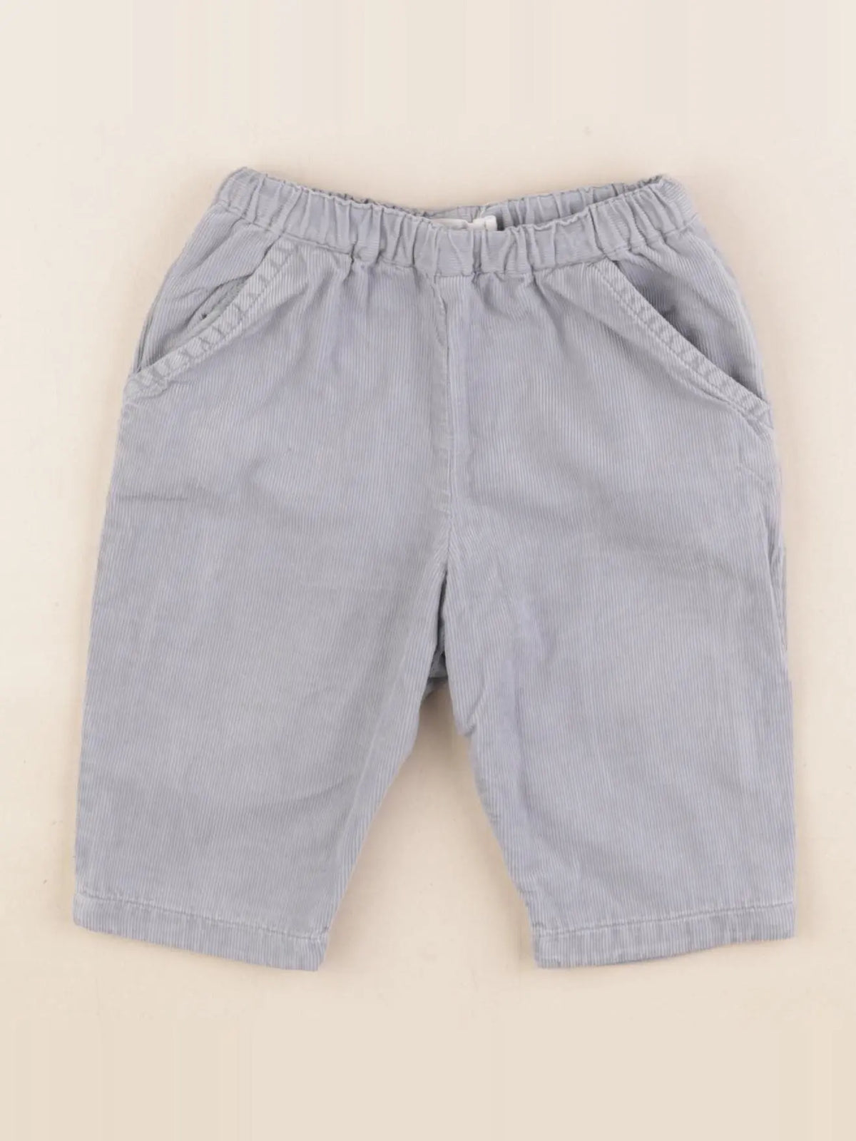 Boutchou - pantalon doublé bleu - 3 mois