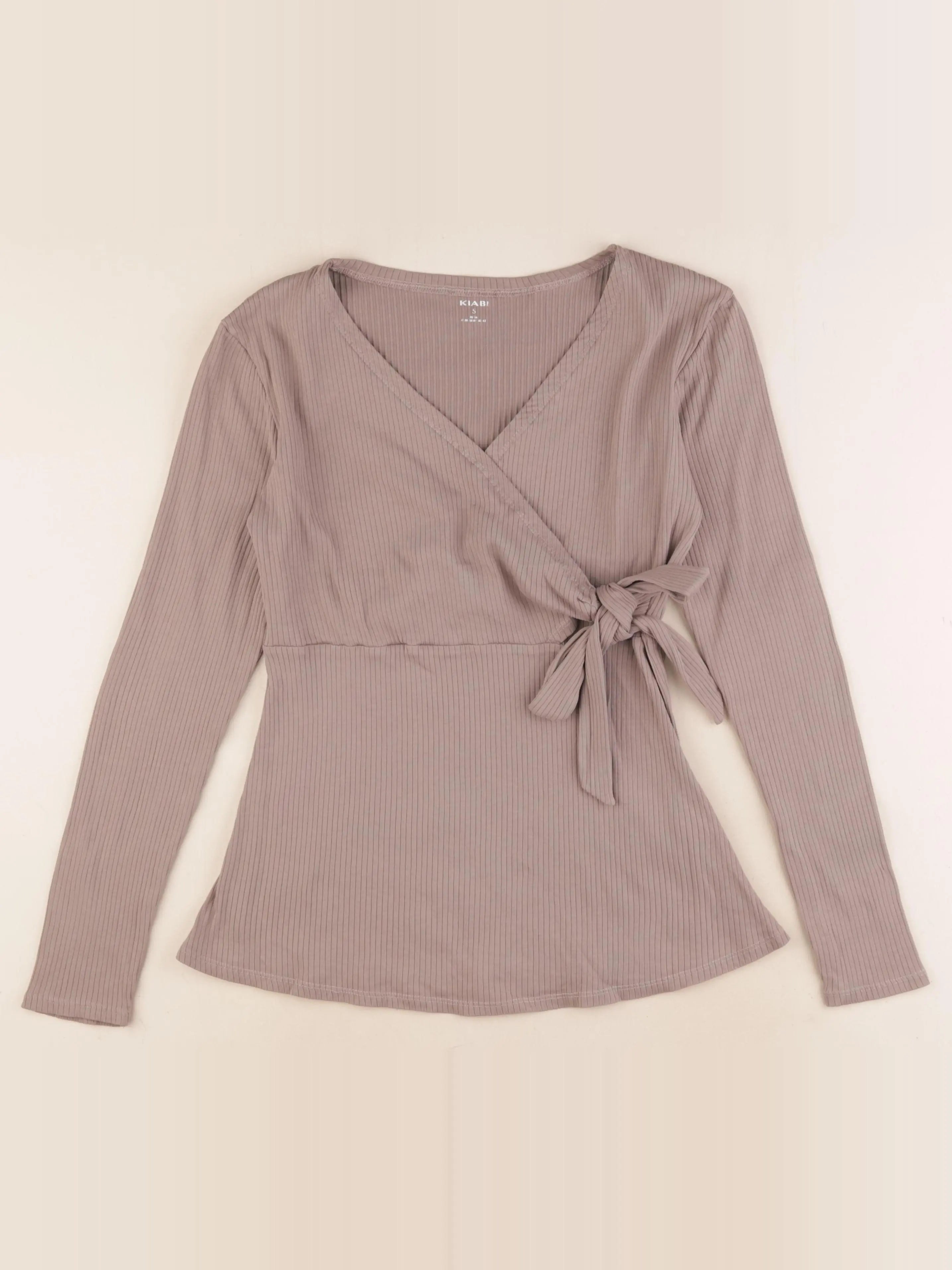 Kiabi - tee-shirt grossesse beige - s