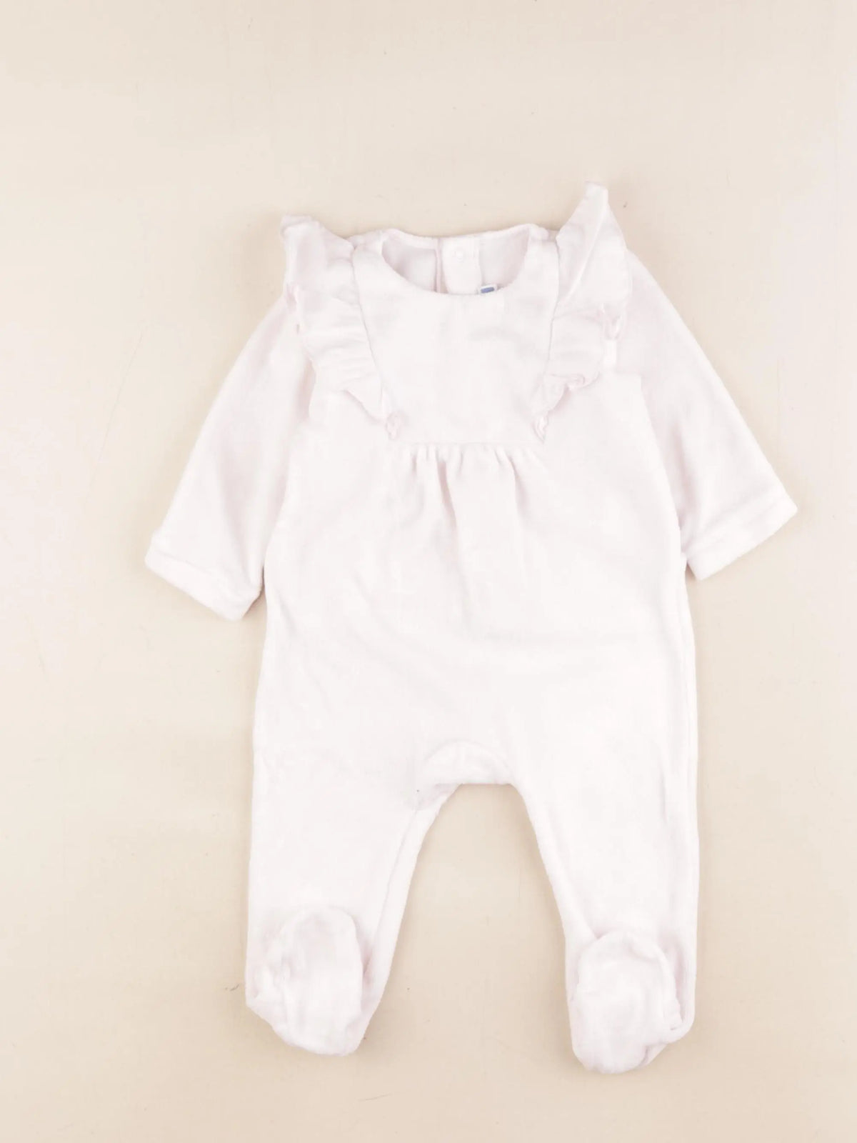 Jacadi - pyjama velours rose - 6 mois