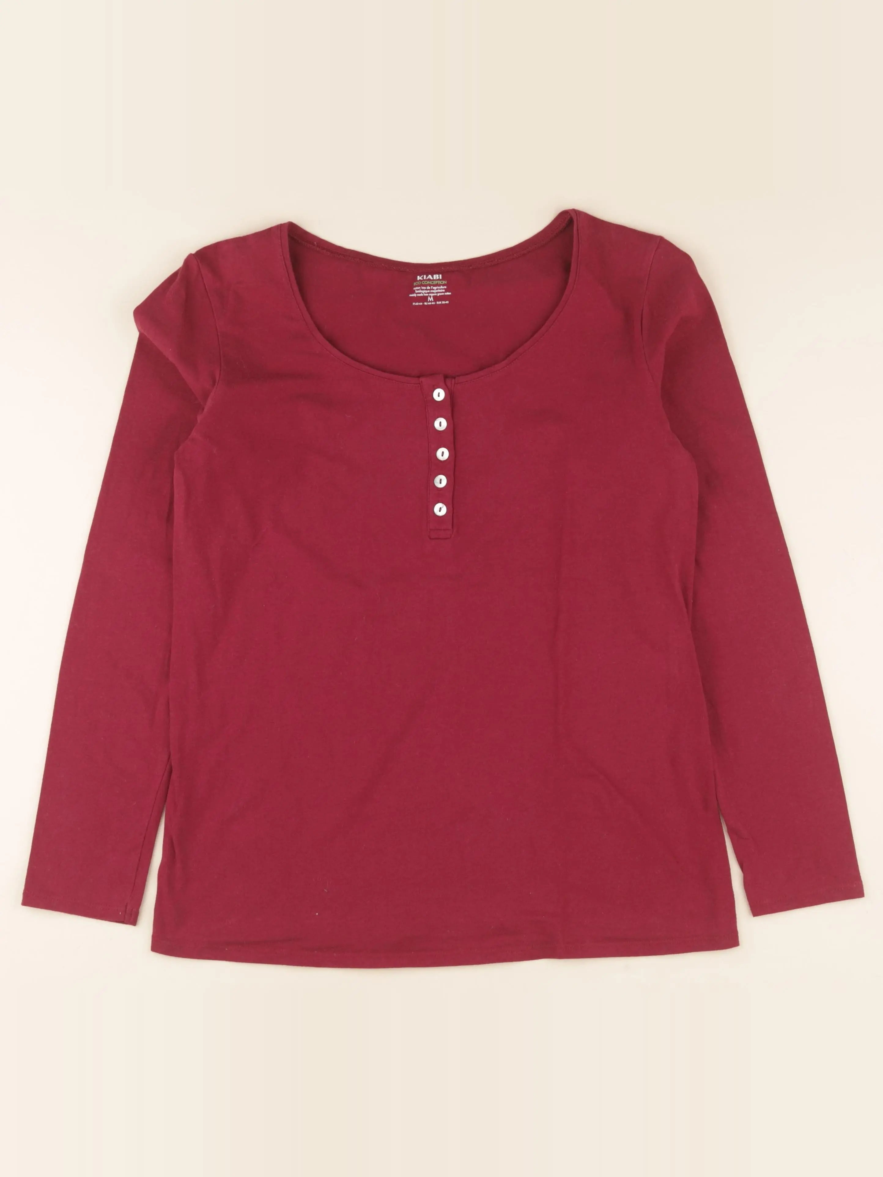 Kiabi - tee-shirt grossesse rouge - m