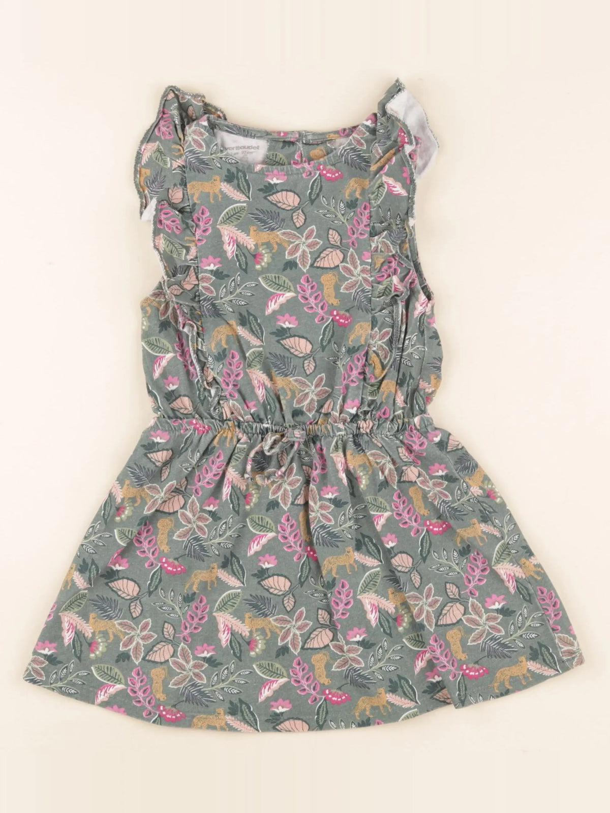 Vertbaudet - robe multicolore - 3 ans