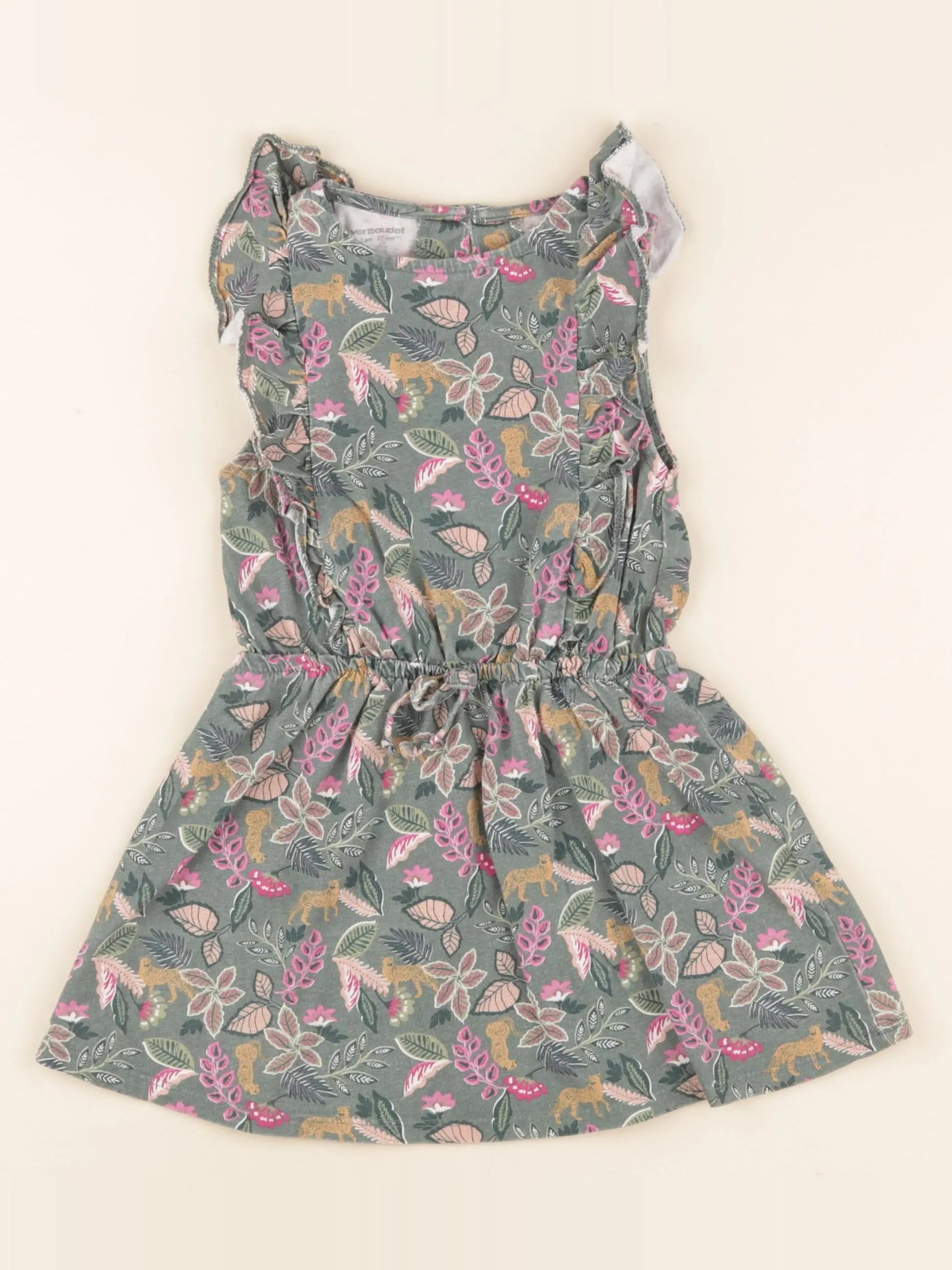Vertbaudet - robe multicolore - 3 ans