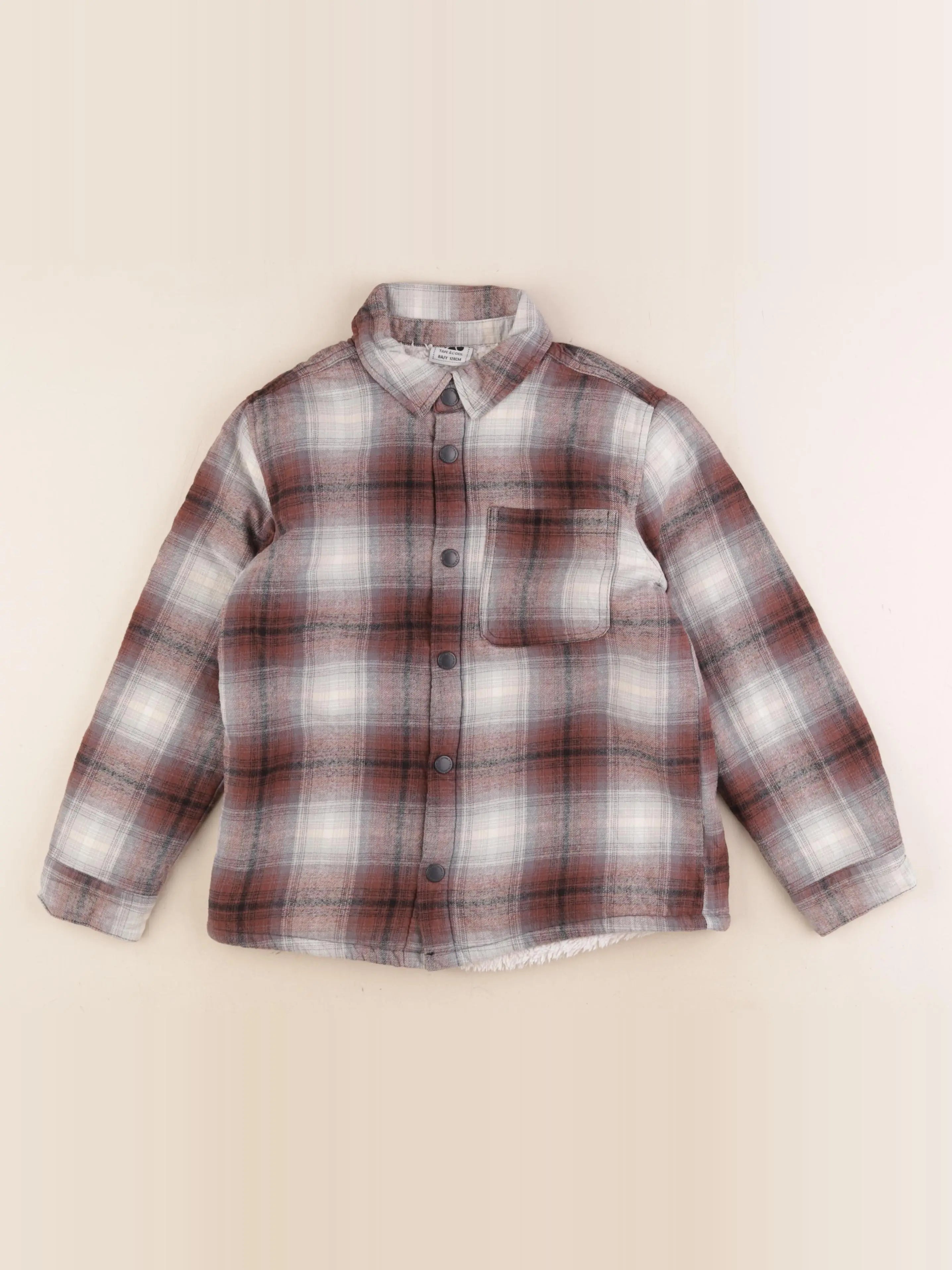 Tape à l'oeil - chemise marron - 8 ans