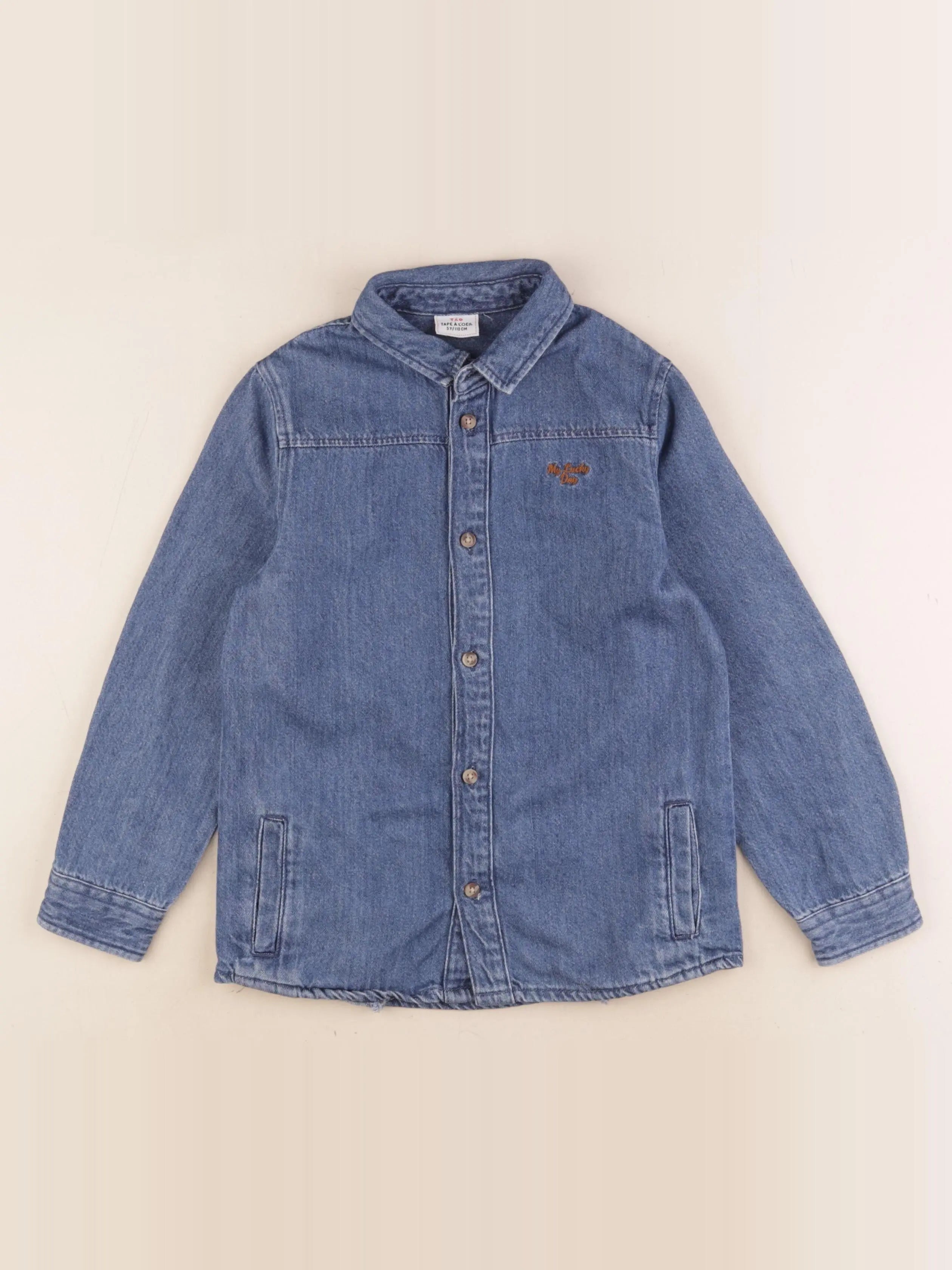 Tape à l'oeil - chemise bleu - 5 ans