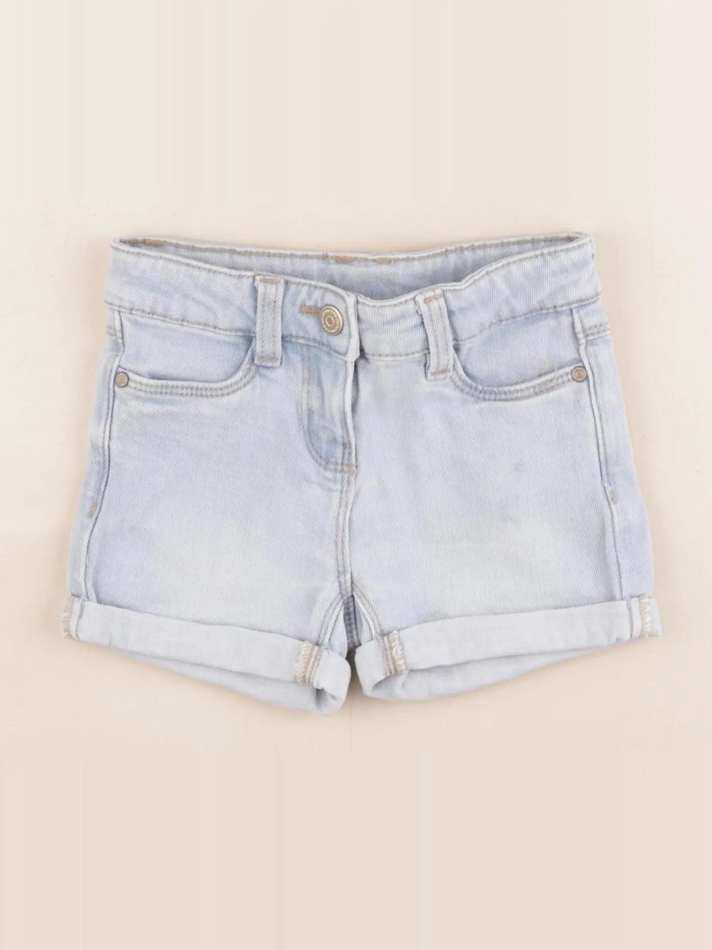 Tape à l'oeil - short bleu - 2/3 ans