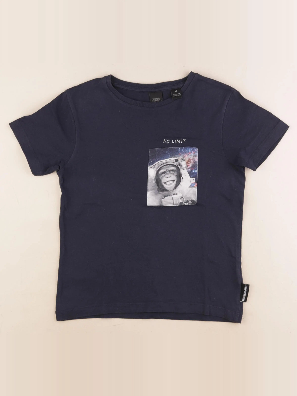 Le temps des cerises - tee-shirt bleu - 10 ans
