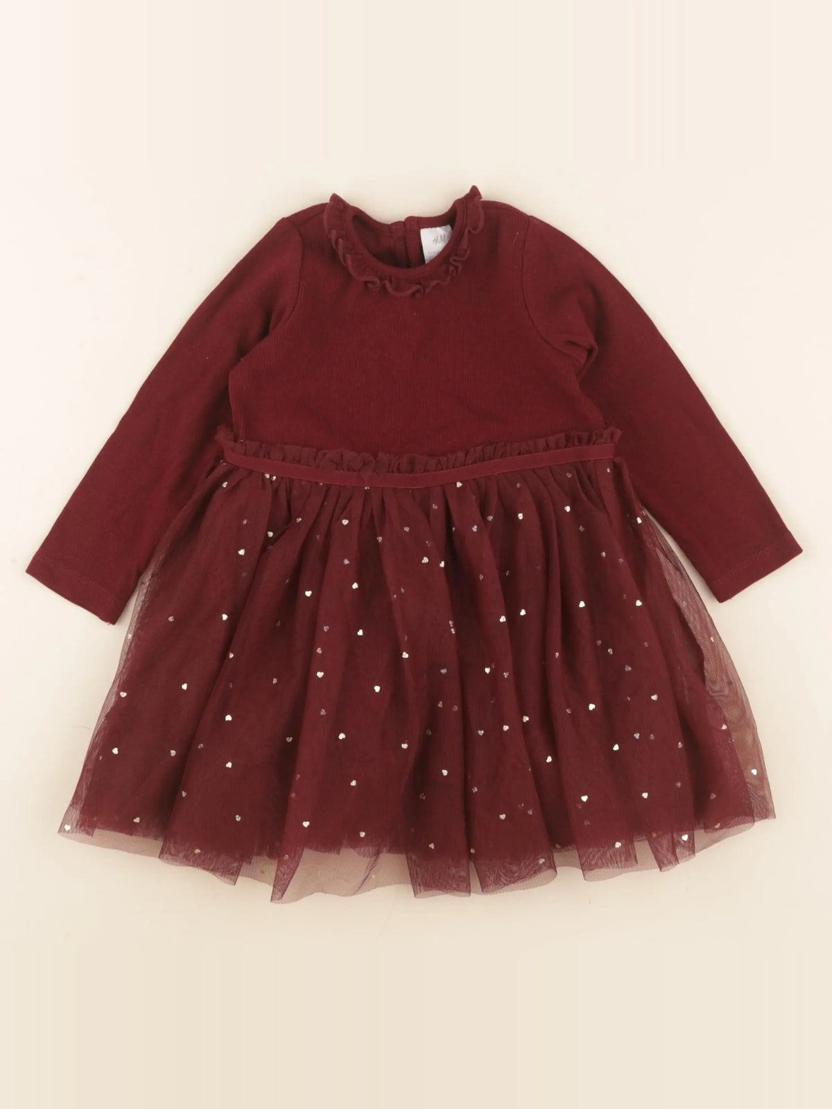 H&M - robe violet - 9/12 mois