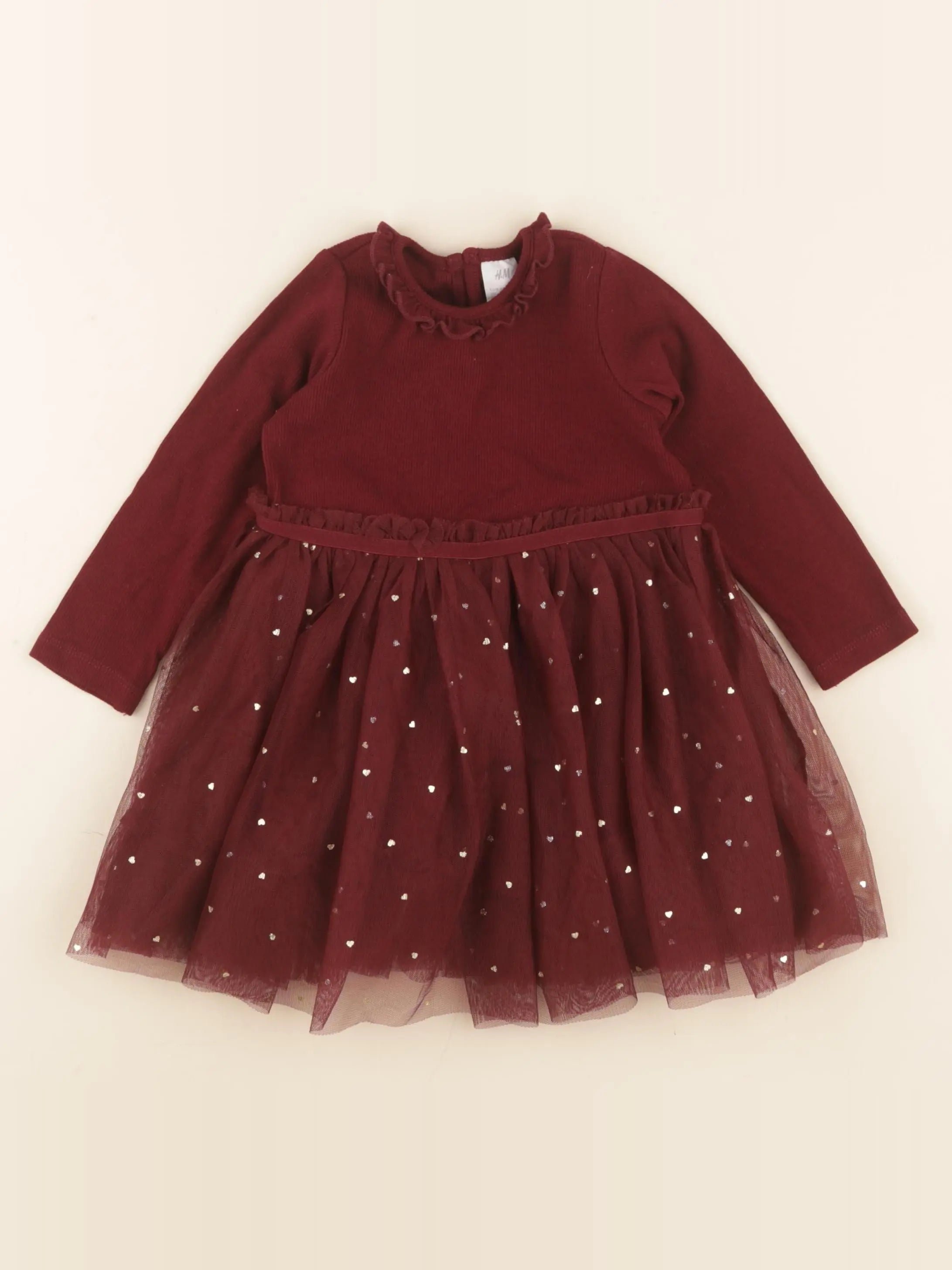 H&M - robe violet - 9/12 mois