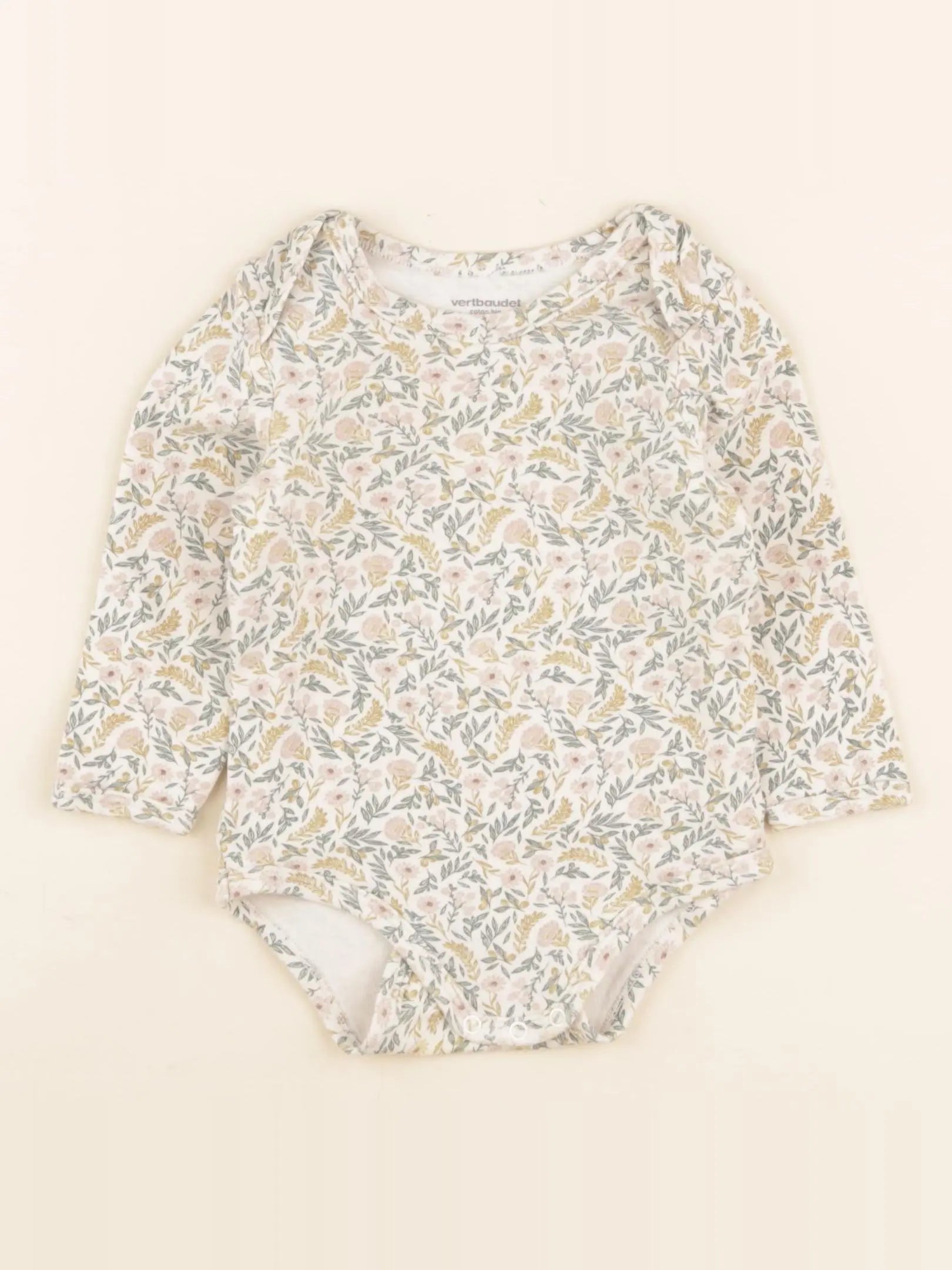 Vertbaudet - body beige, multicolore - 18 mois
