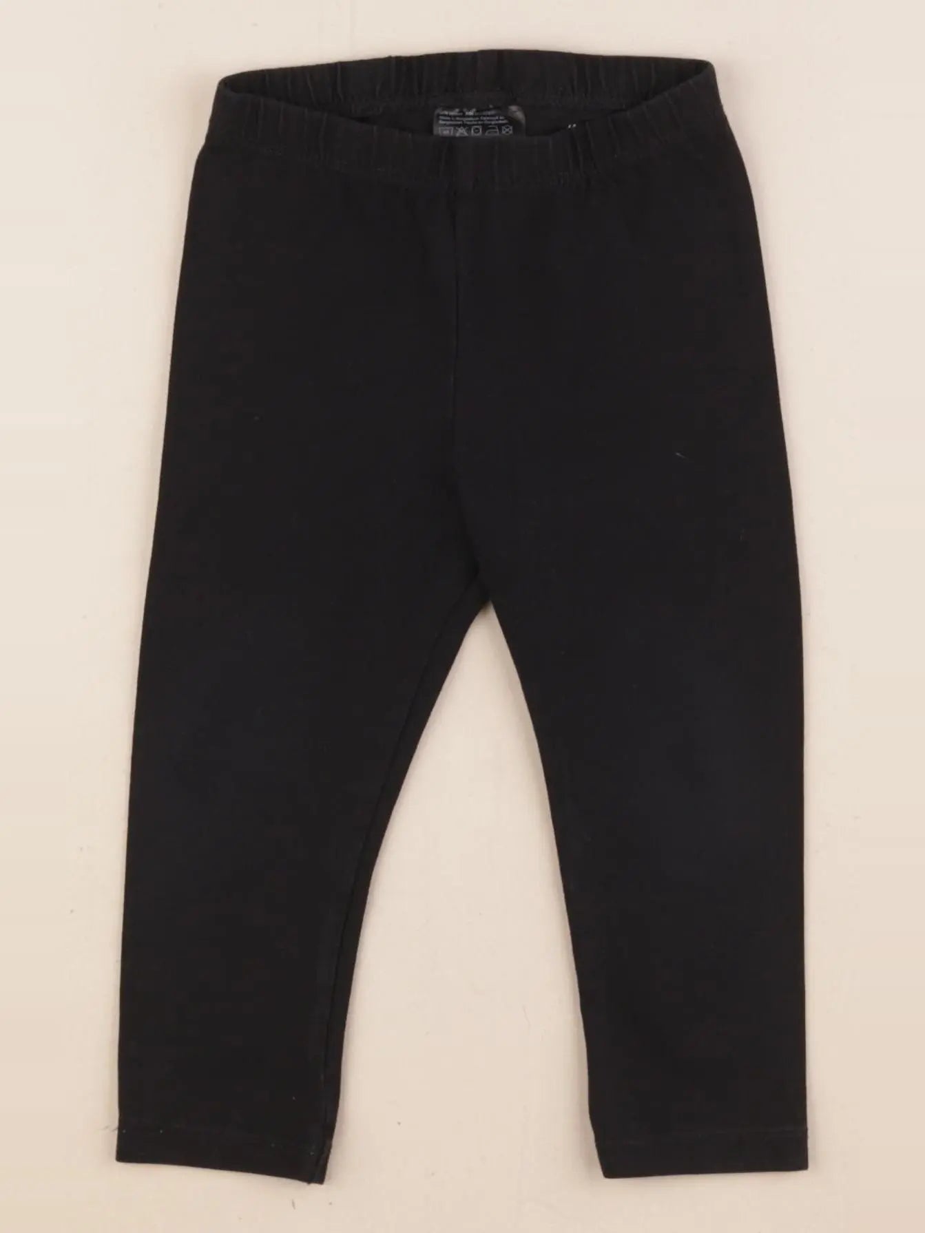 H&M - legging noir - 9/12 mois