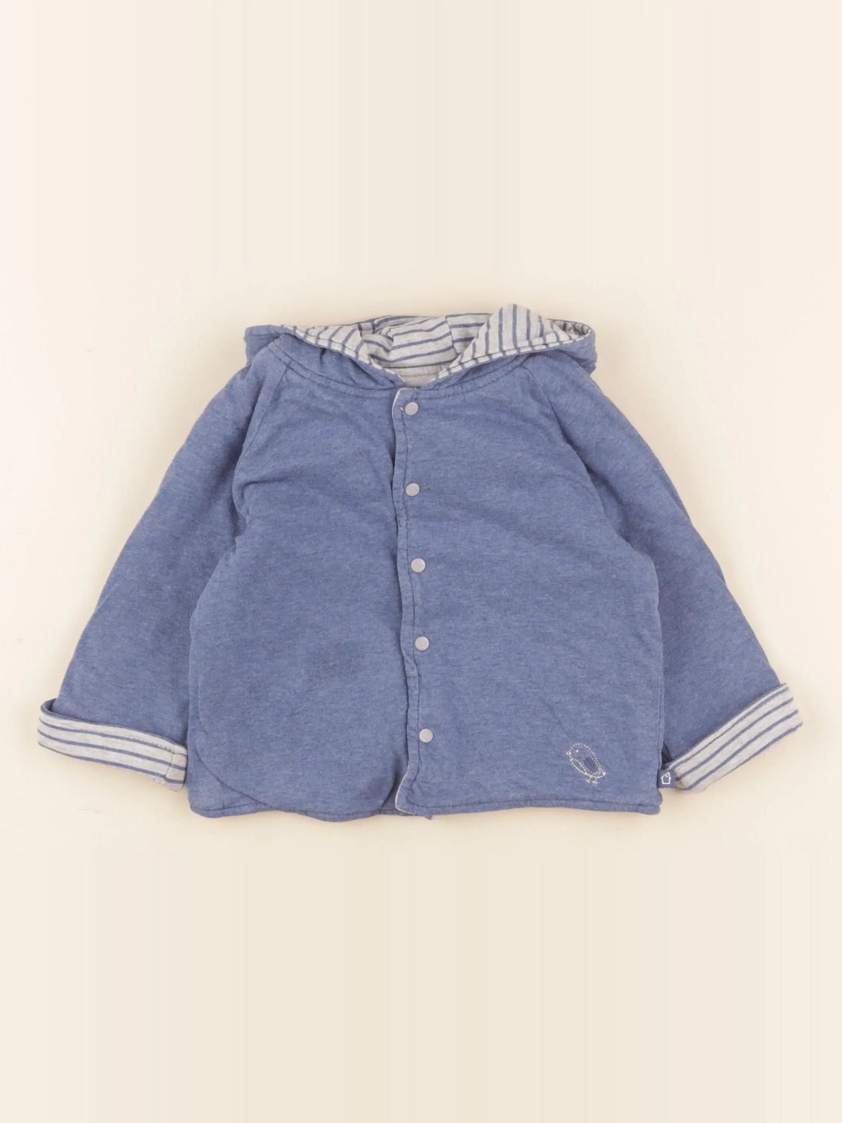 Cadet Rousselle - sweat bleu - 12 mois