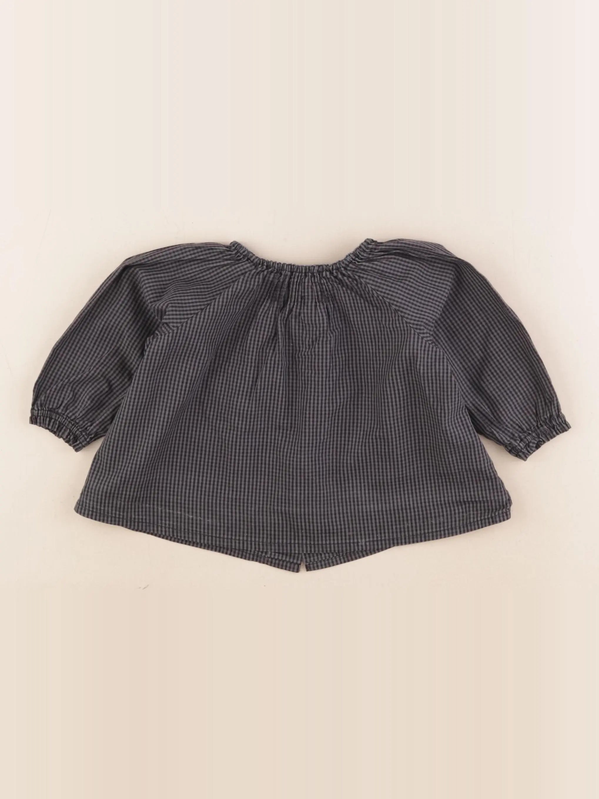 Bonton - blouse gris - 12 mois