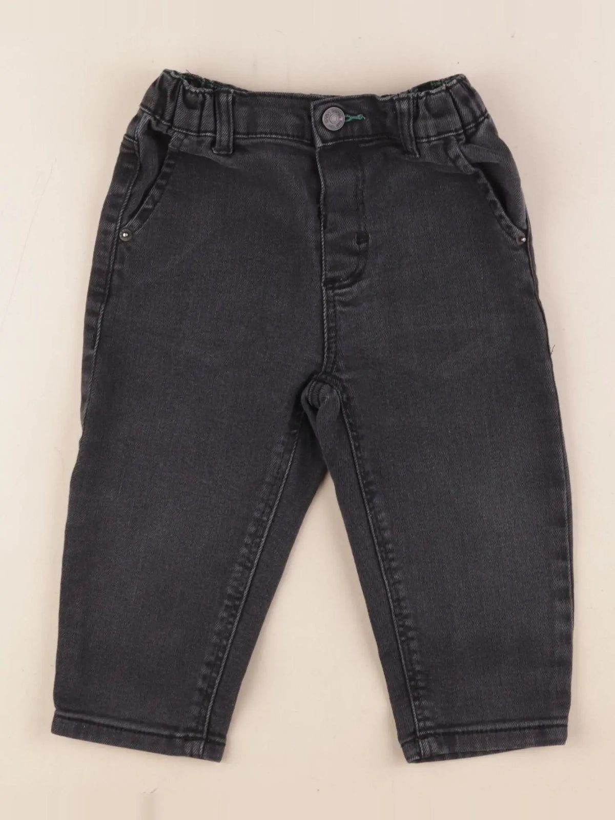 Zara - jean noir - 12/18 mois