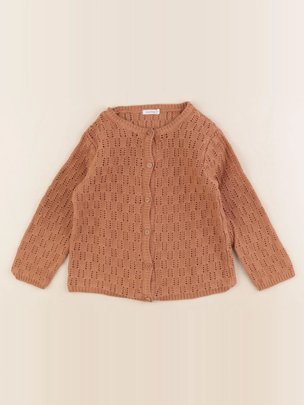 Boutchou - gilet marron - 36 mois