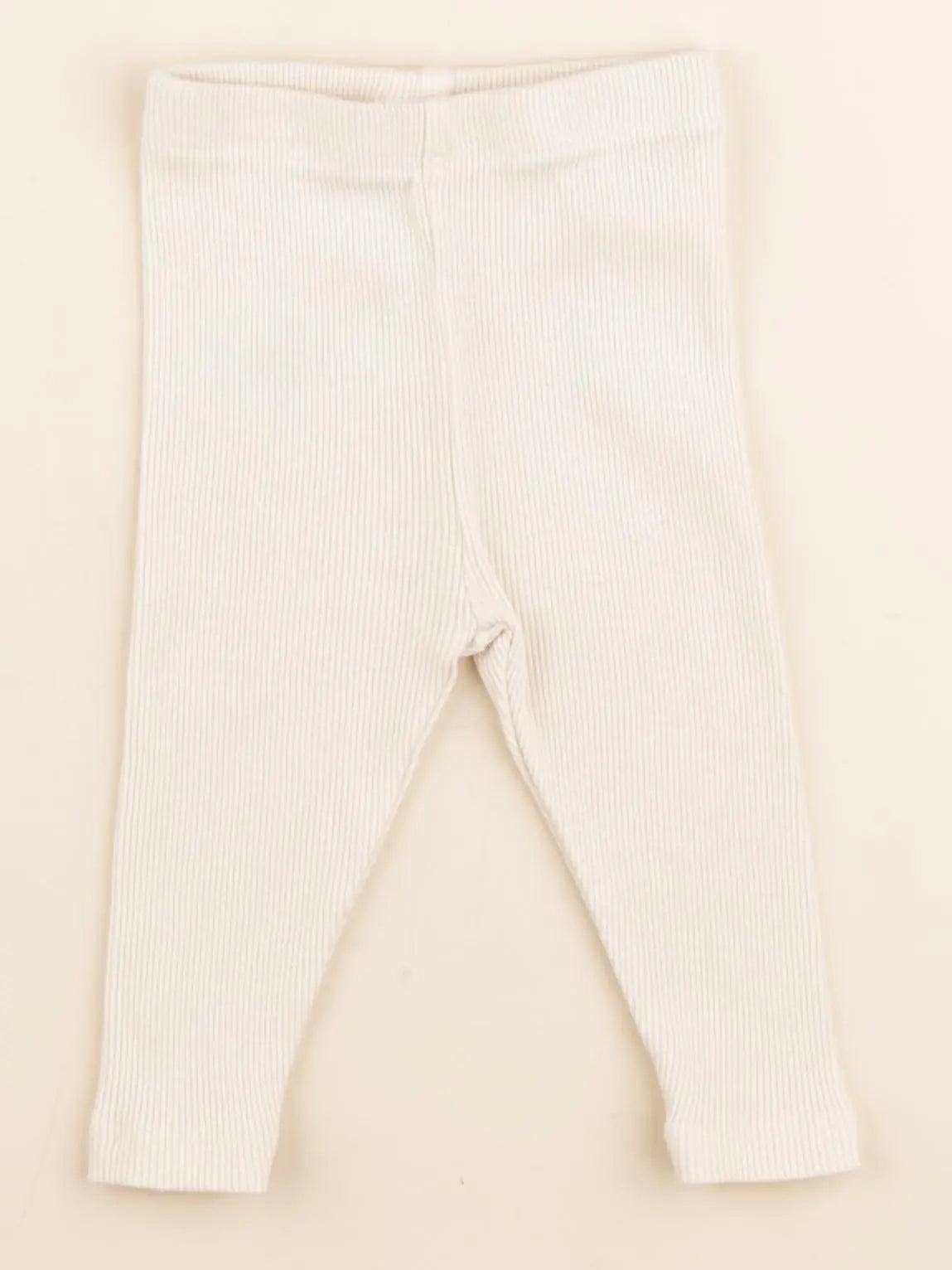 Vertbaudet - legging beige - 6 mois