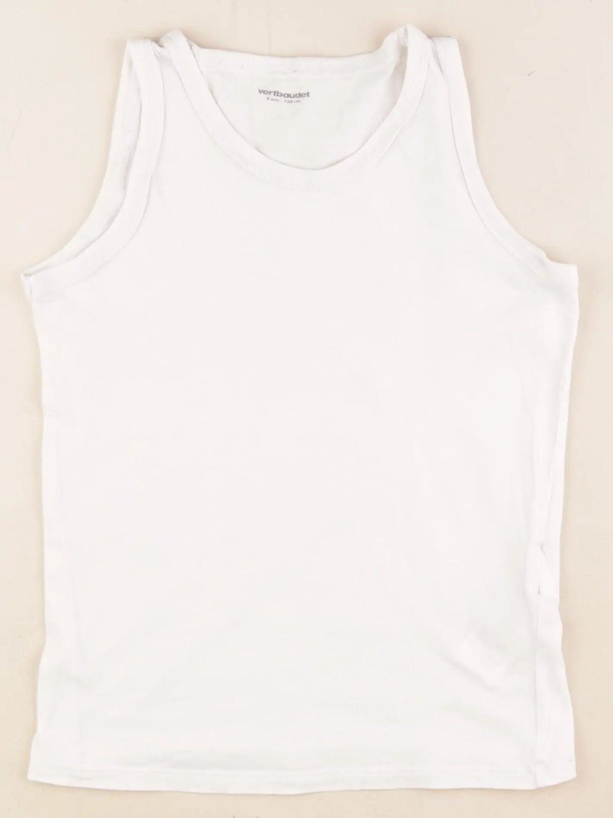 Vertbaudet - maillot de corps blanc - 8 ans