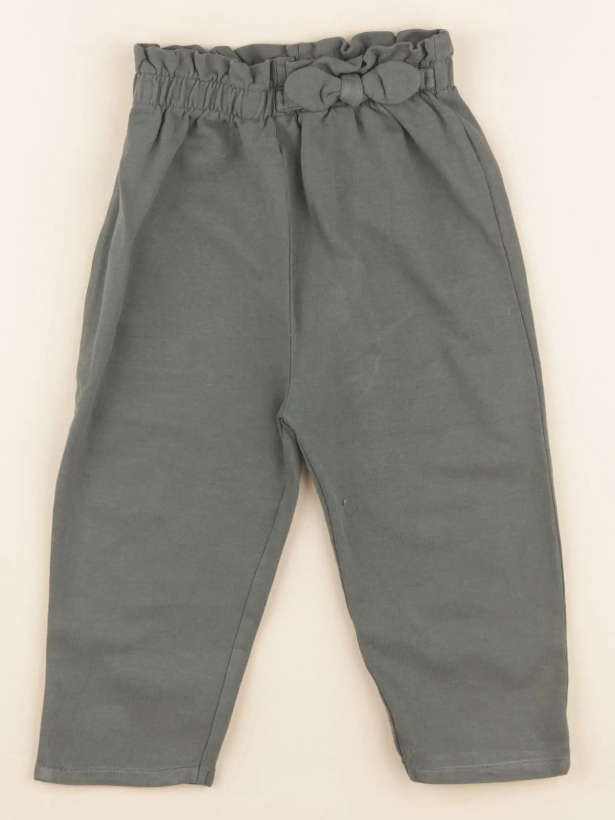 Vertbaudet - pantalon vert - 2 ans